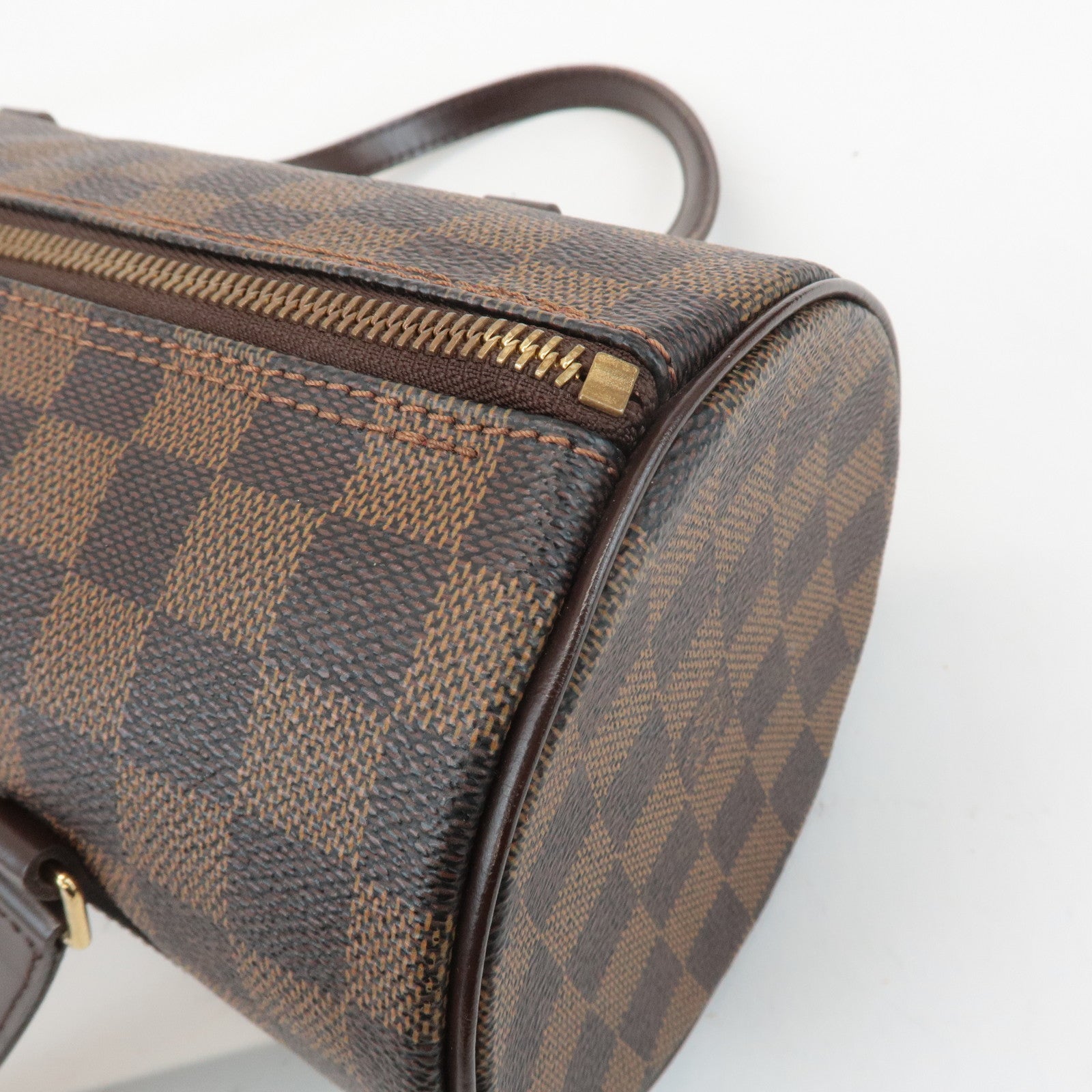 Louis Vuitton Damier Ebene Papillon 26 Hand Bag Brown N51304 Used