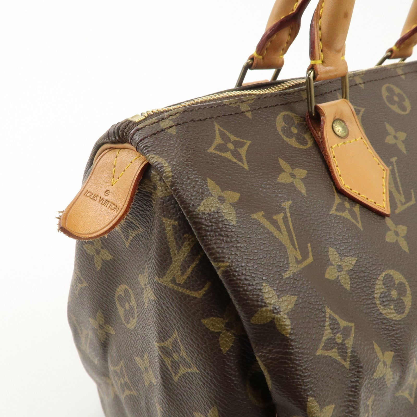 Louis Vuitton Monogram Speedy 30 Hand Bag Boston Bag M41526 Used