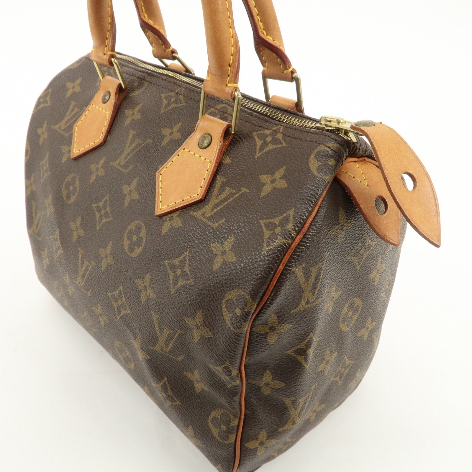 Louis Vuitton Monogram Speedy 25 Hand Bag Boston Bag M41528 Used