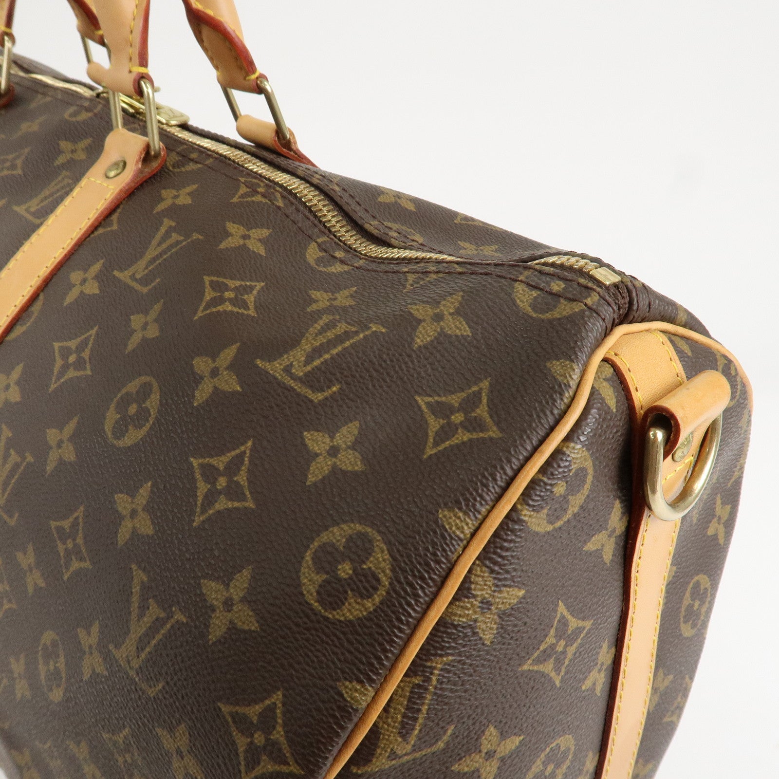 Louis Vuitton Monogram Keep All Bandouliere 50 Boston Bag M41416 Used