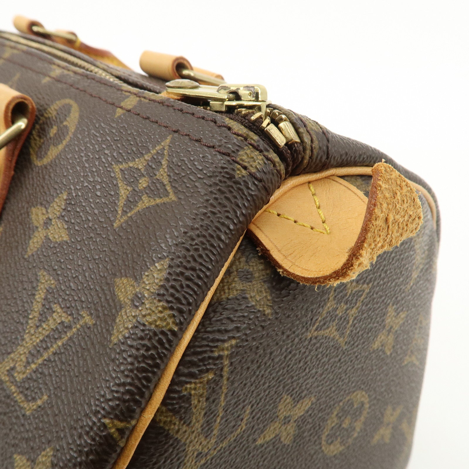 Louis Vuitton Monogram Speedy 30 Hand Bag Boston Bag M41526 Used