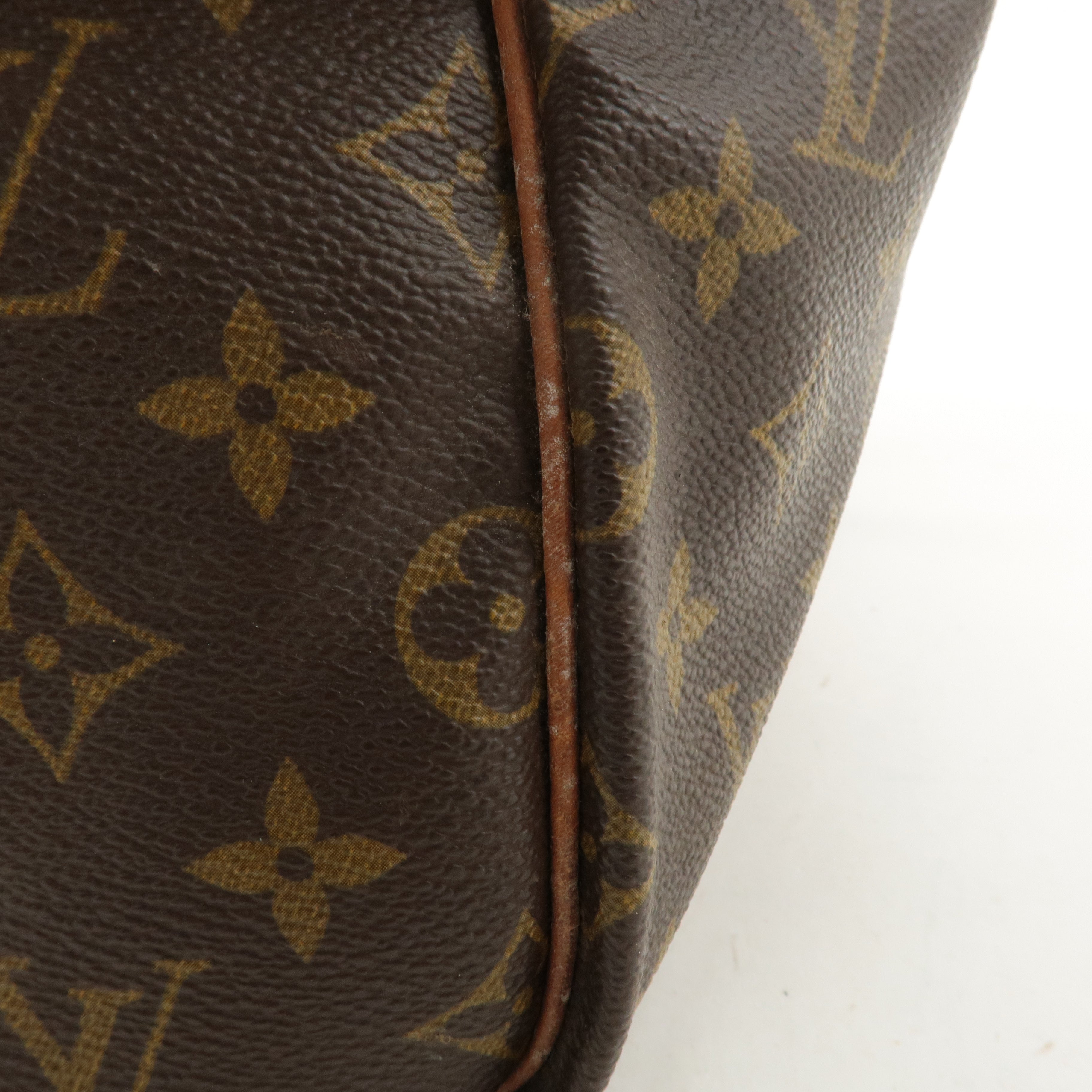 Louis Vuitton Monogram Sac Souple 55 Boston Bag Brown M41622