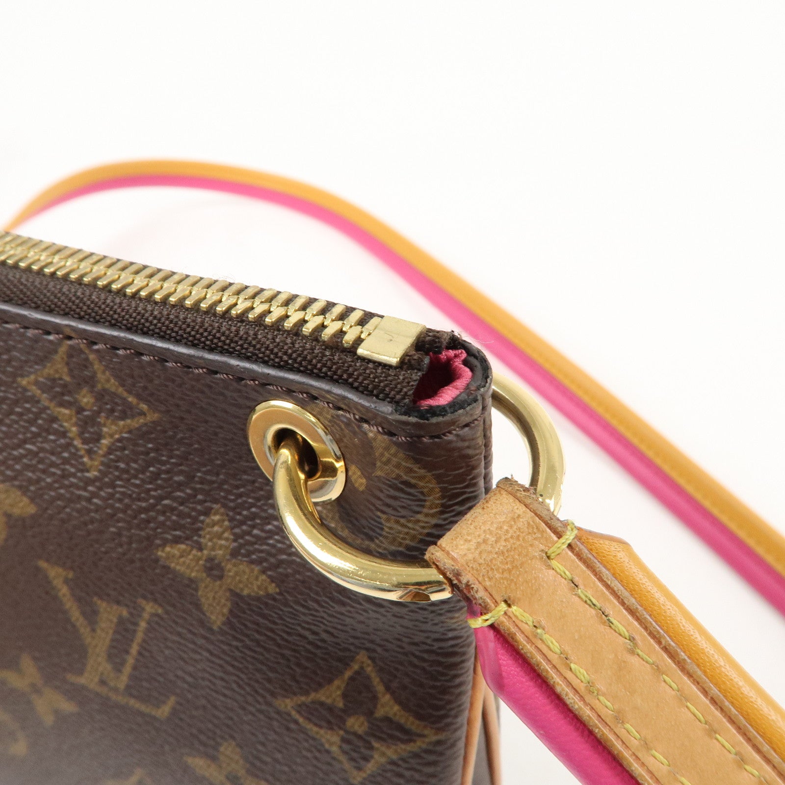 Louis Vuitton Monogram Lorette Shoulder Bag Hot Pink M44053