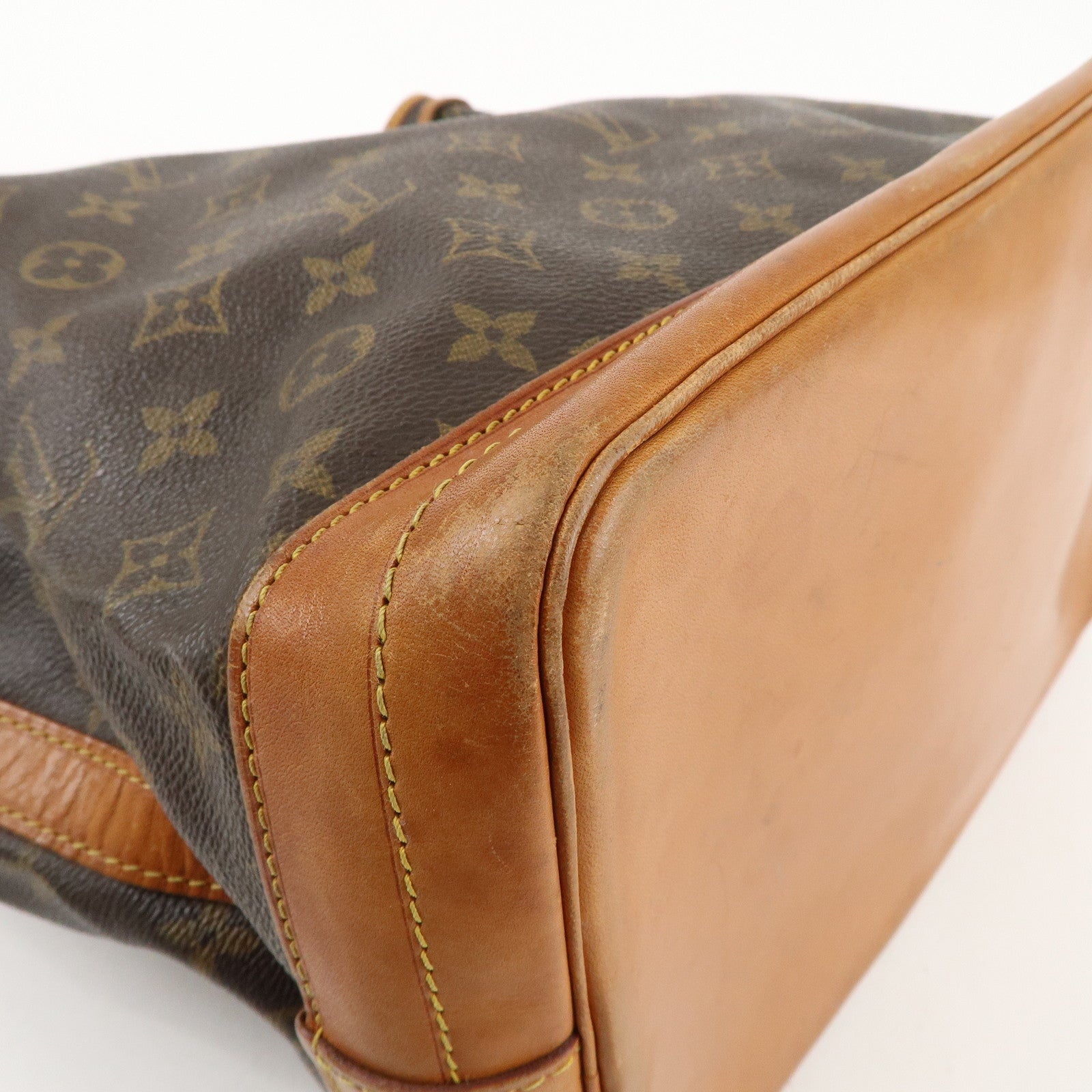 Louis Vuitton Monogram Noe Shoulder Bag Hand Bag Brown M42224