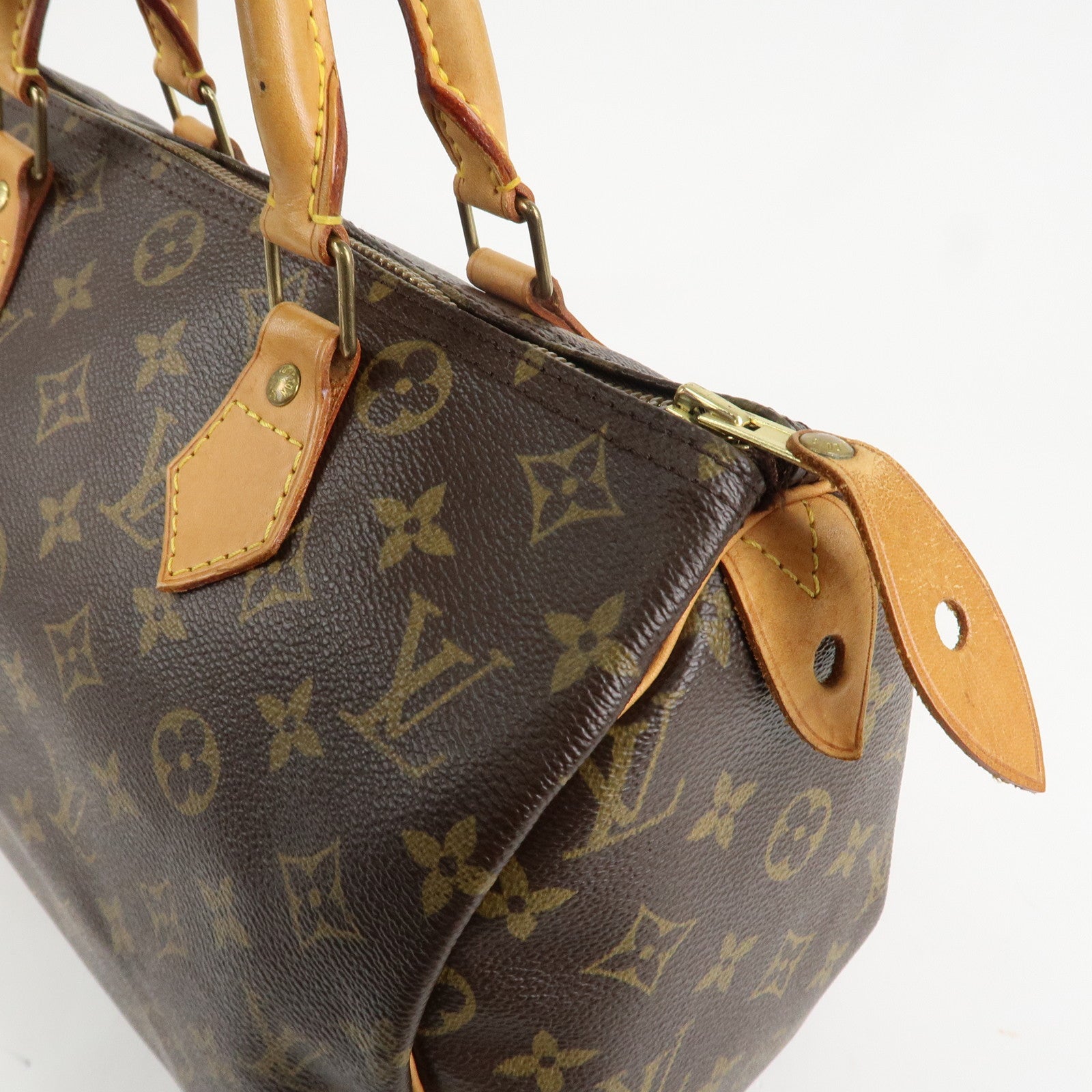 Louis Vuitton Monogram Speedy 30 Hand Bag Boston Bag M41526 Used