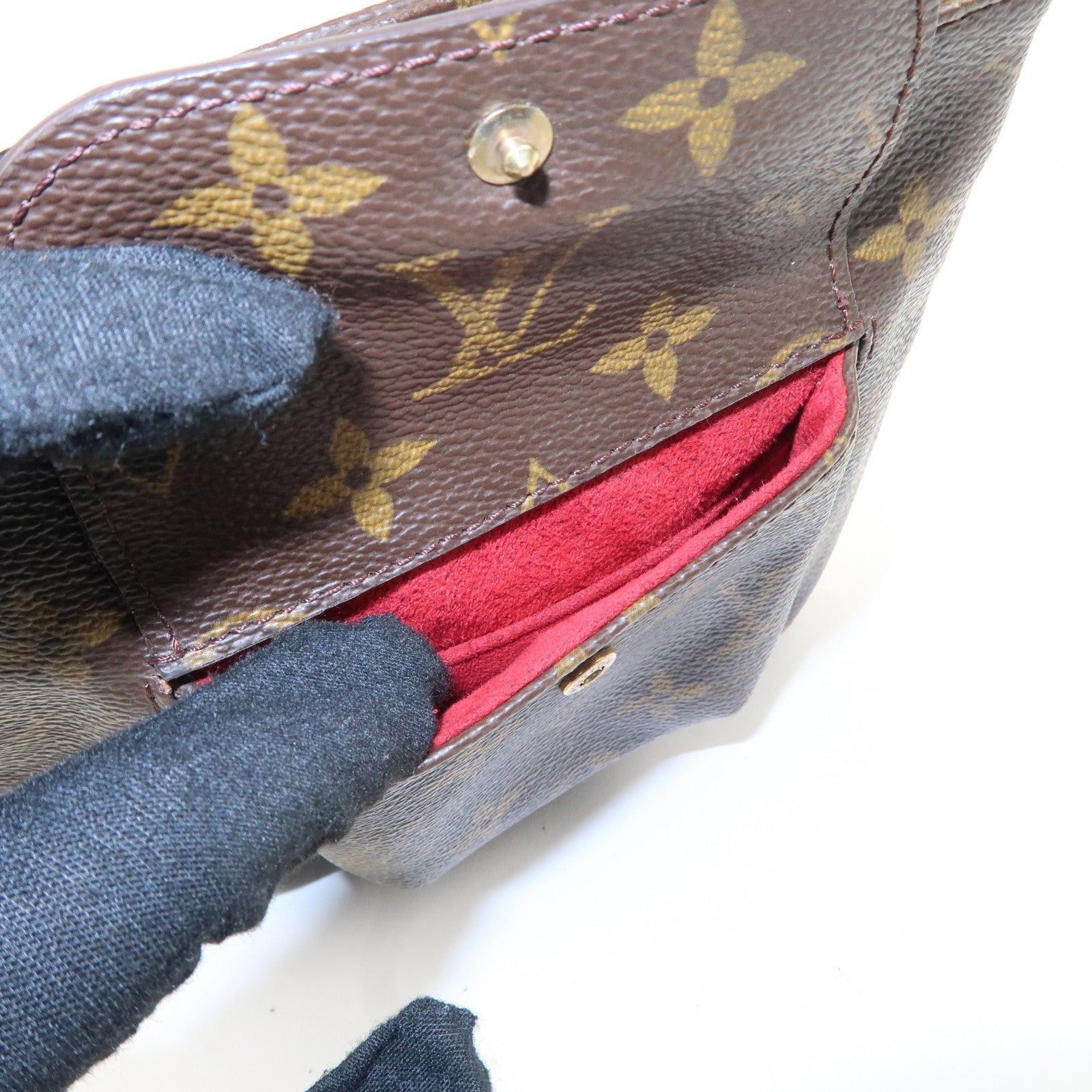 Louis Vuitton Monogram Partition Pouch Clutch Bag M51901 Used