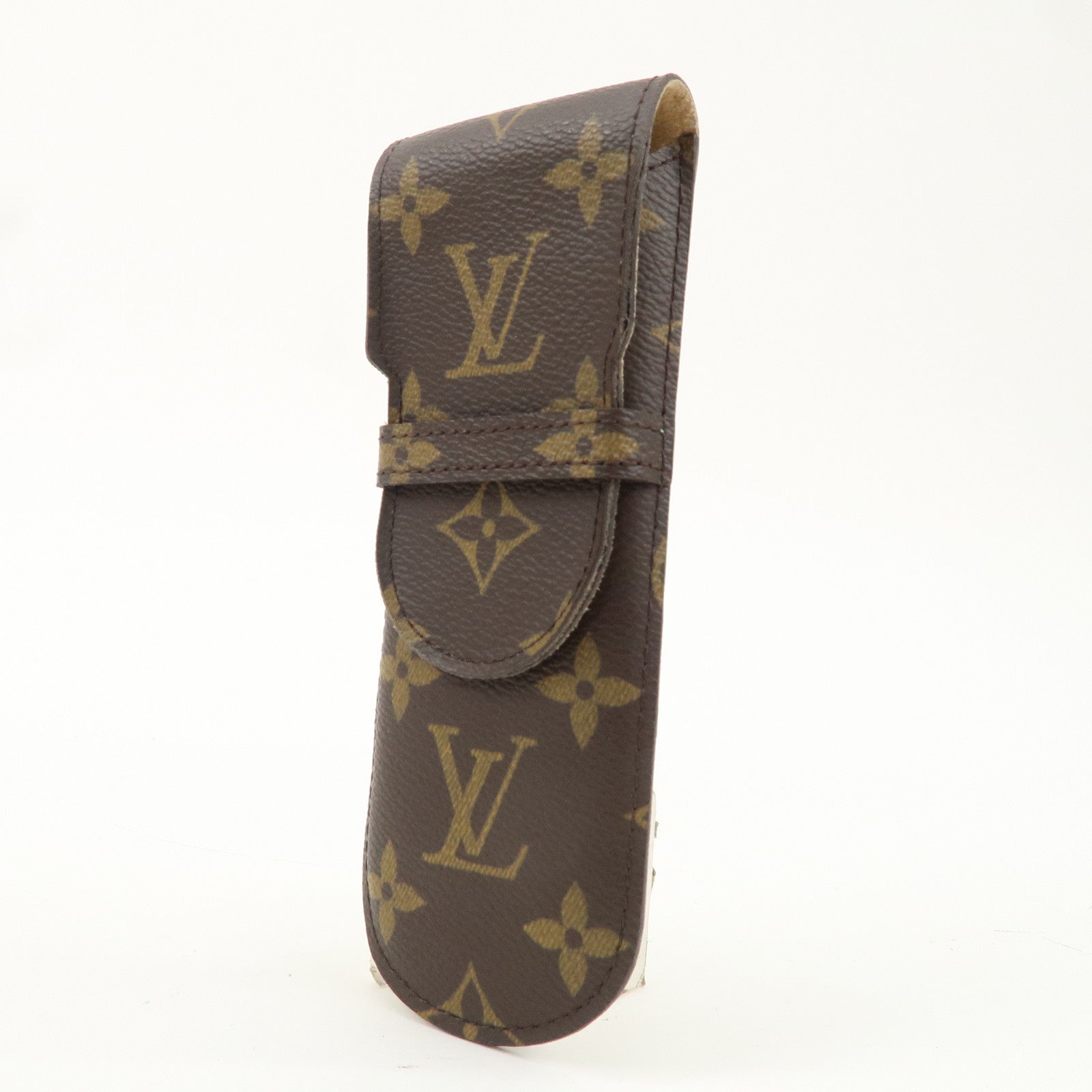 Louis Vuitton Monogram Set of 2 etui stylo Pen Case Brown M62990