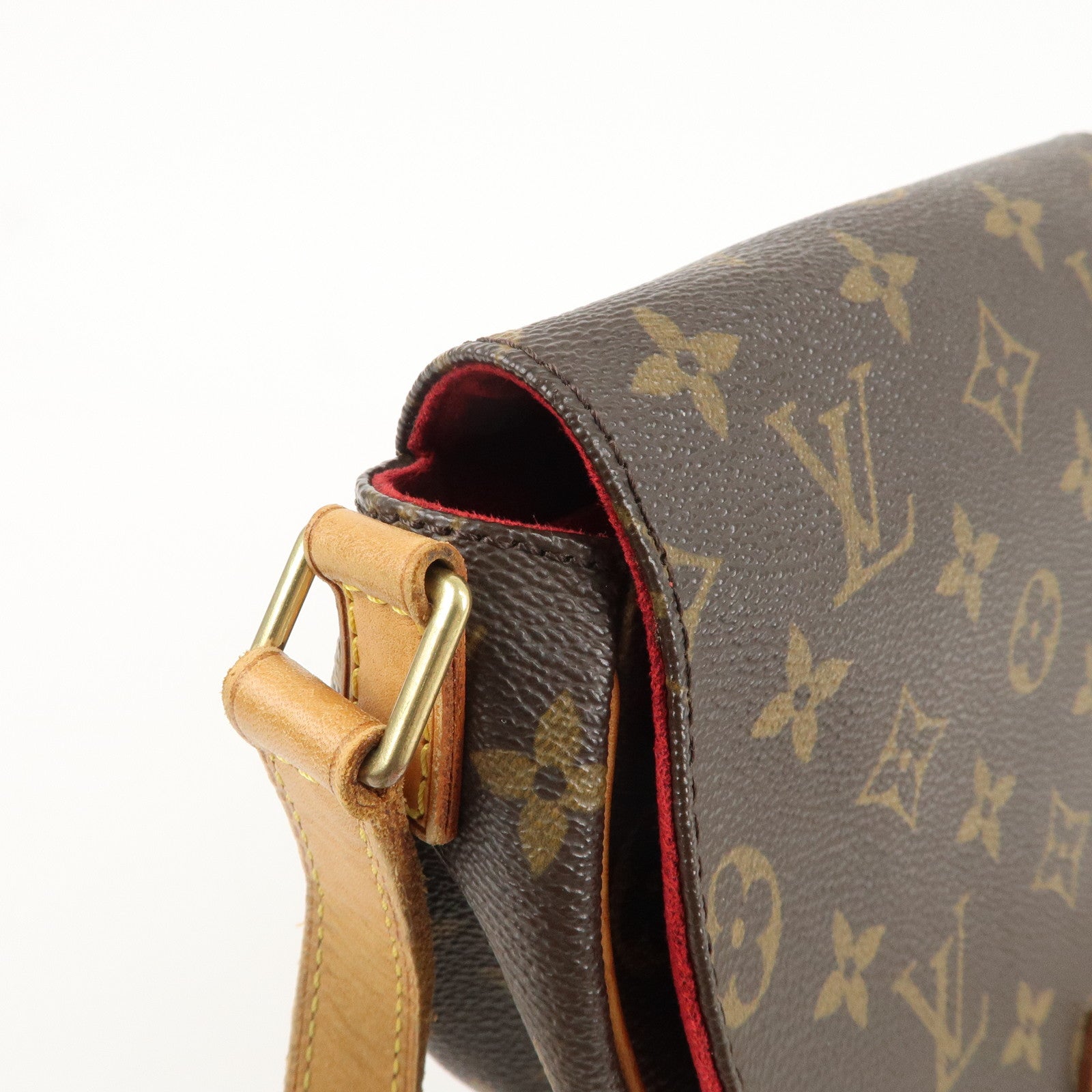 Louis Vuitton Monogram Tamburan Shoulder Bag Brown M51179