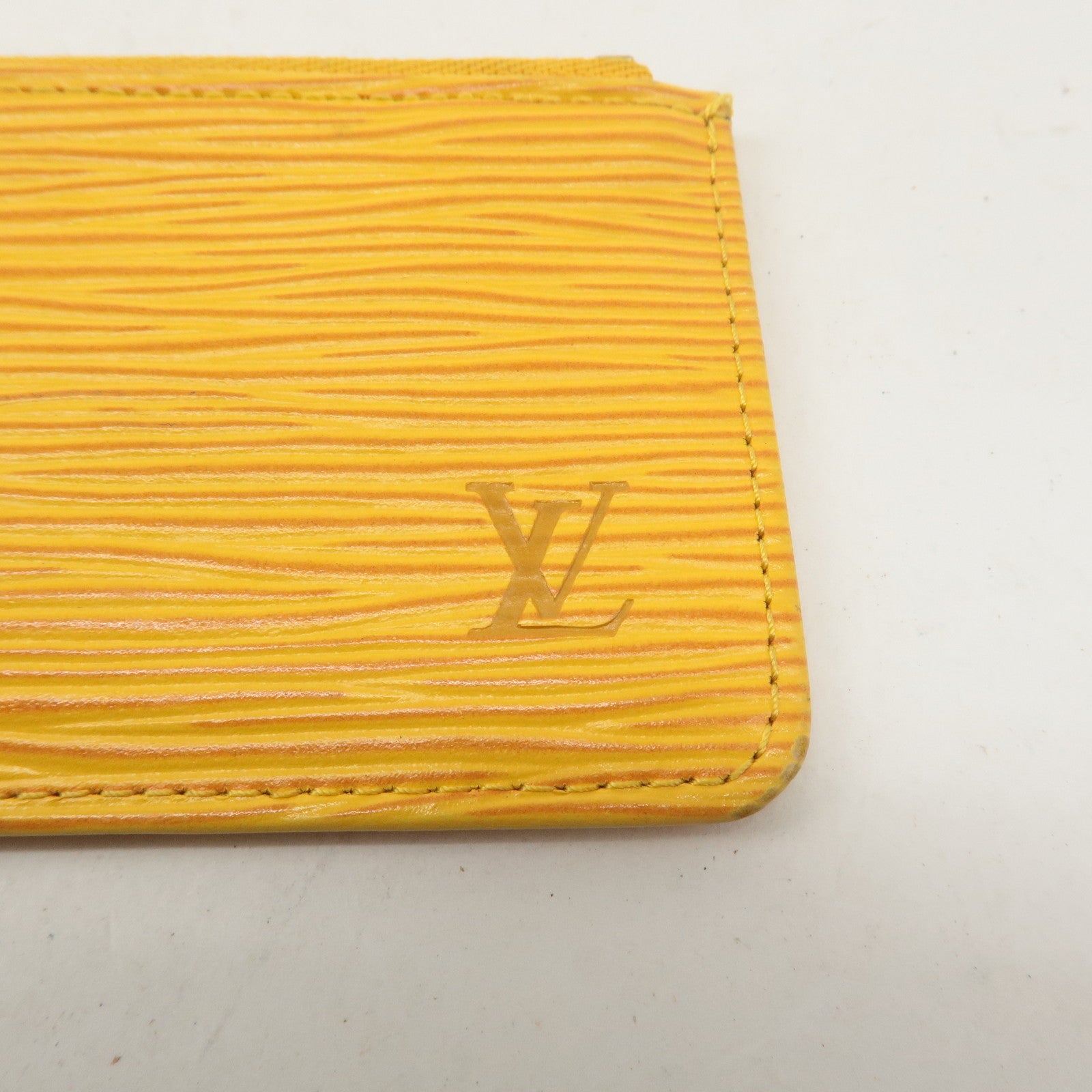 Louis Vuitton Epi Pochette Cles Coin Case Tassili Yellow M63809