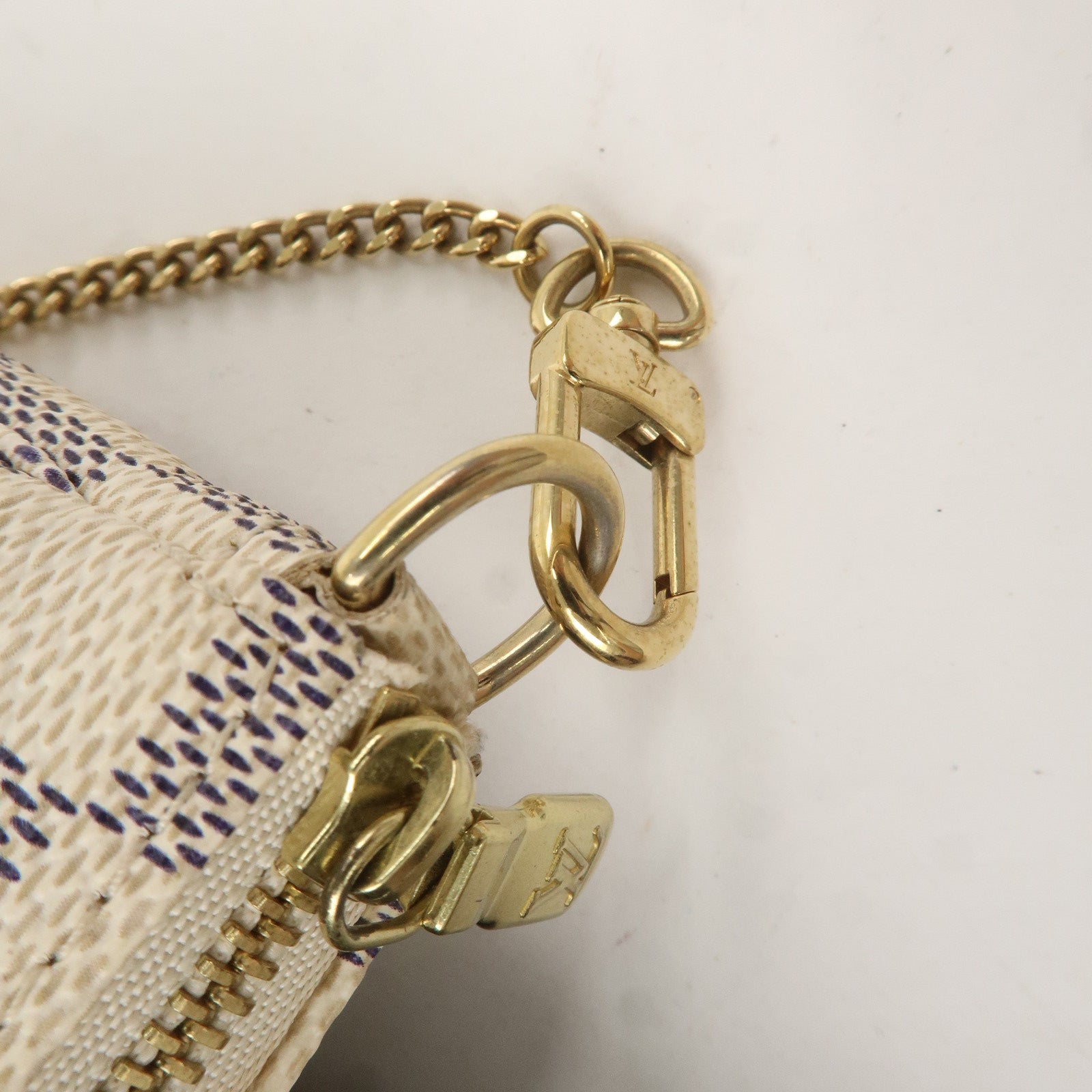 Louis Vuitton Damier Azur Mini Pochette Accessoires N58010