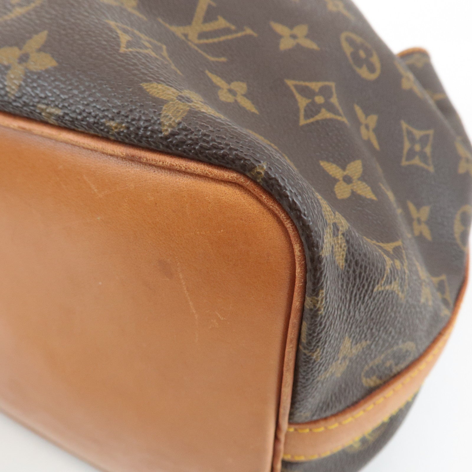 Louis Vuitton Monogram Petit Noe Shoulder Bag Brown M42226 Used