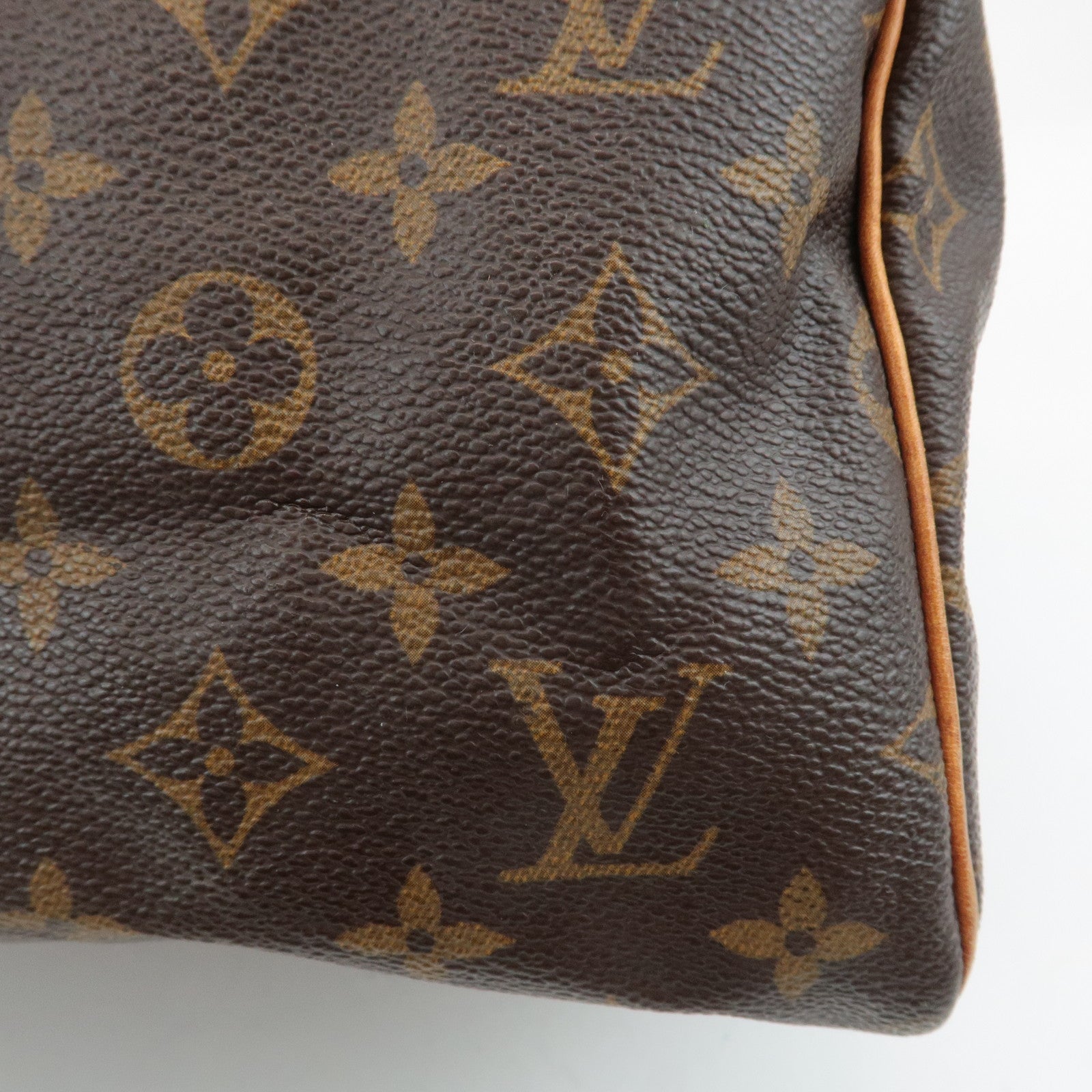 Louis Vuitton Monogram Speedy 30 Hand Bag Boston Bag M41526 Used