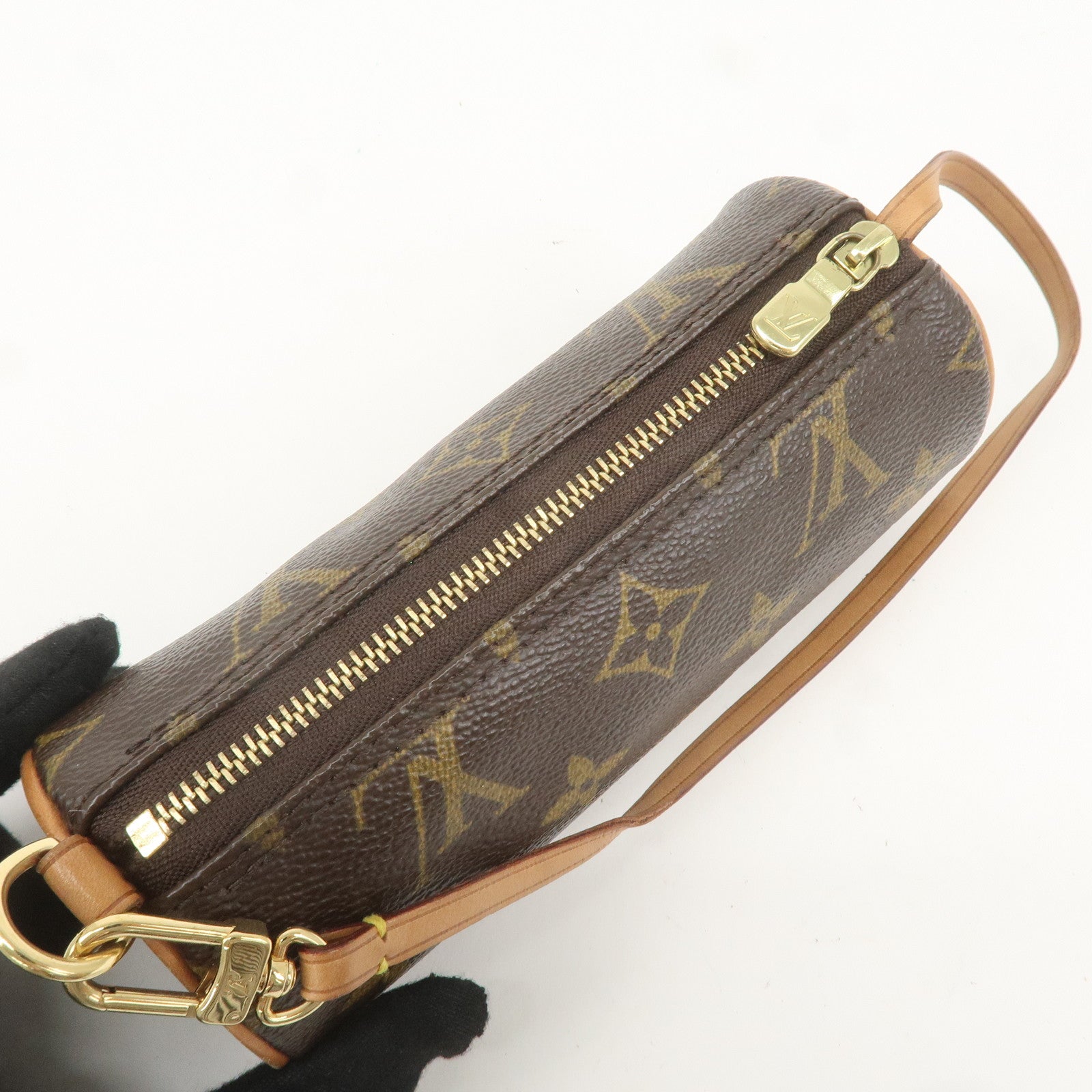 Louis Vuitton Monogram Papillon Pouch For Papillon Bag Brown