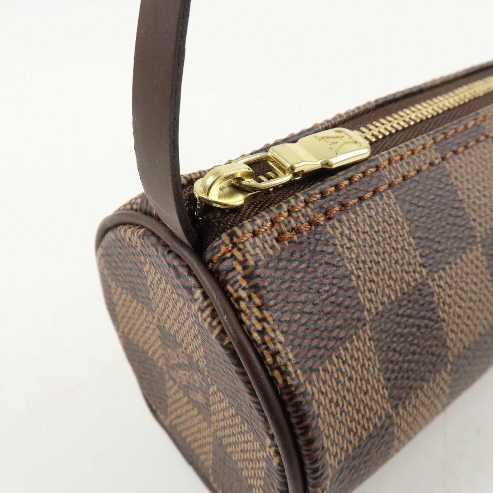 Louis Vuitton Damier Ebene Mini Pouch for Papillon Bag Brown