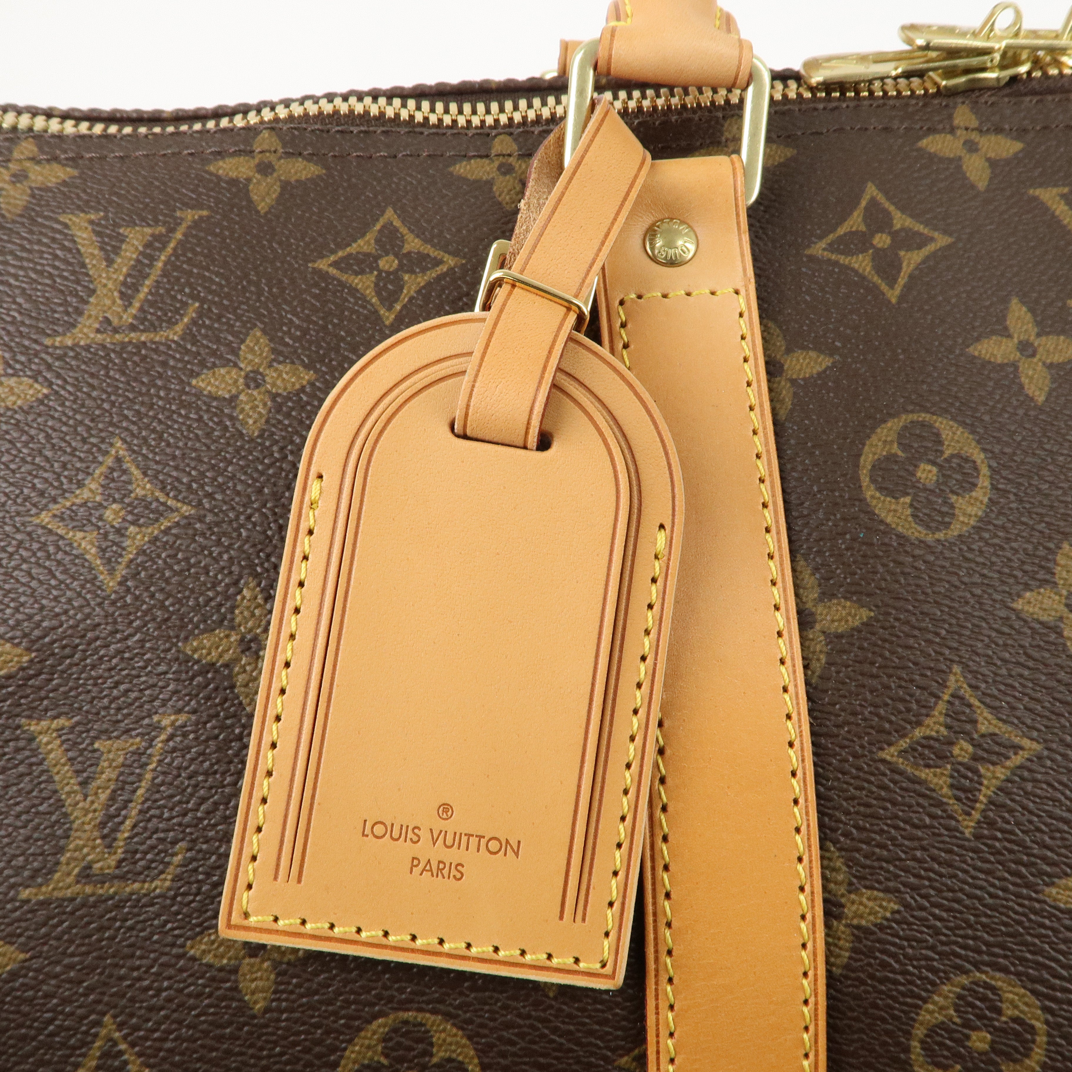 Louis Vuitton Monogram Keep All Bandouliere 60 Bag Brown M41412