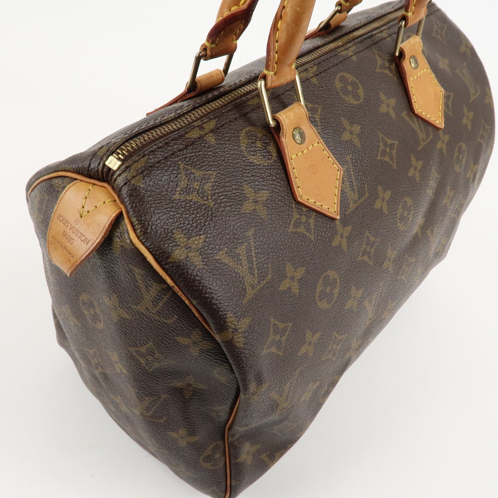 Louis Vuitton Monogram Speedy 30 Hand Bag Boston Bag M41526 Used