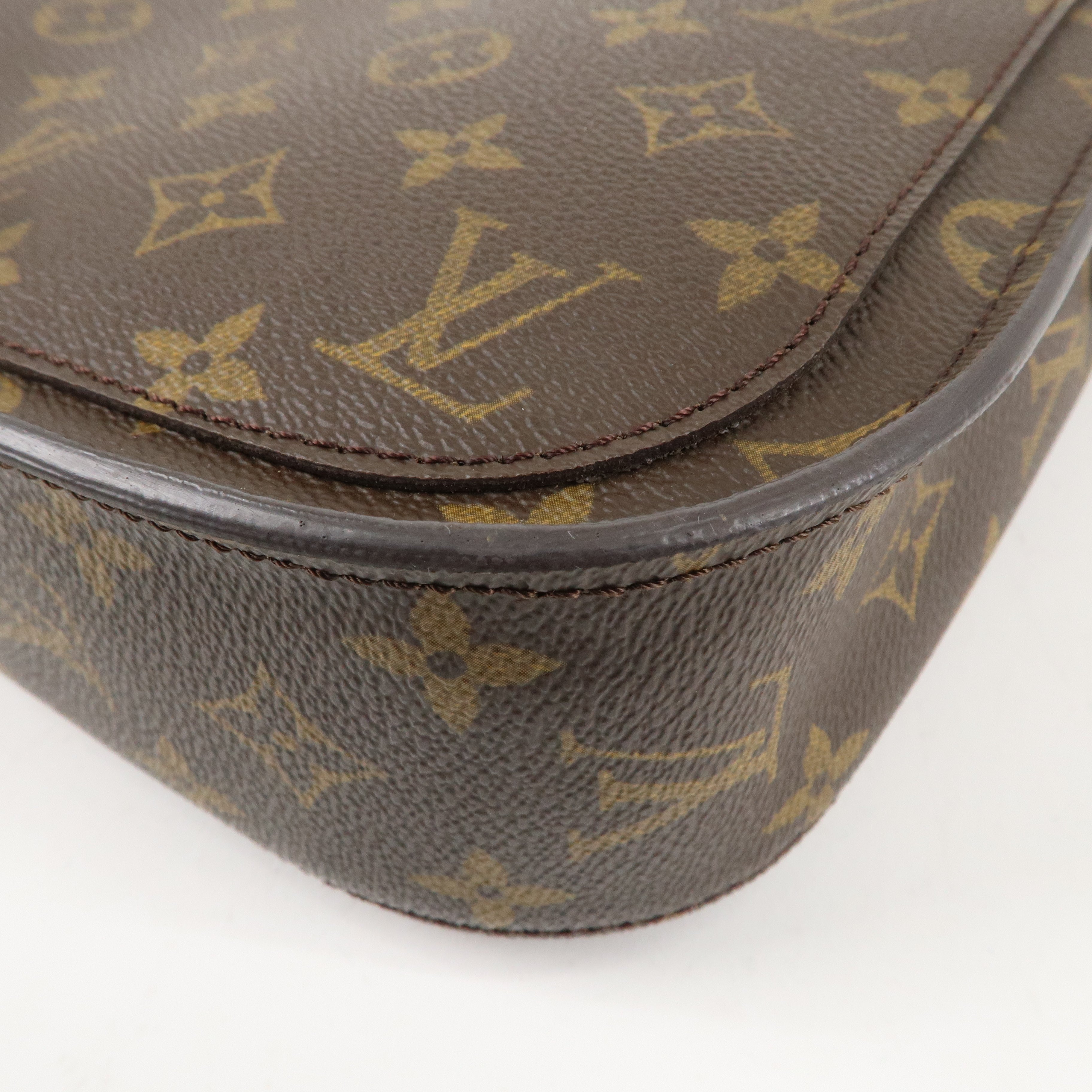 Louis Vuitton Monogram Saint Cloud GM Shoulder Bag Brown M51242