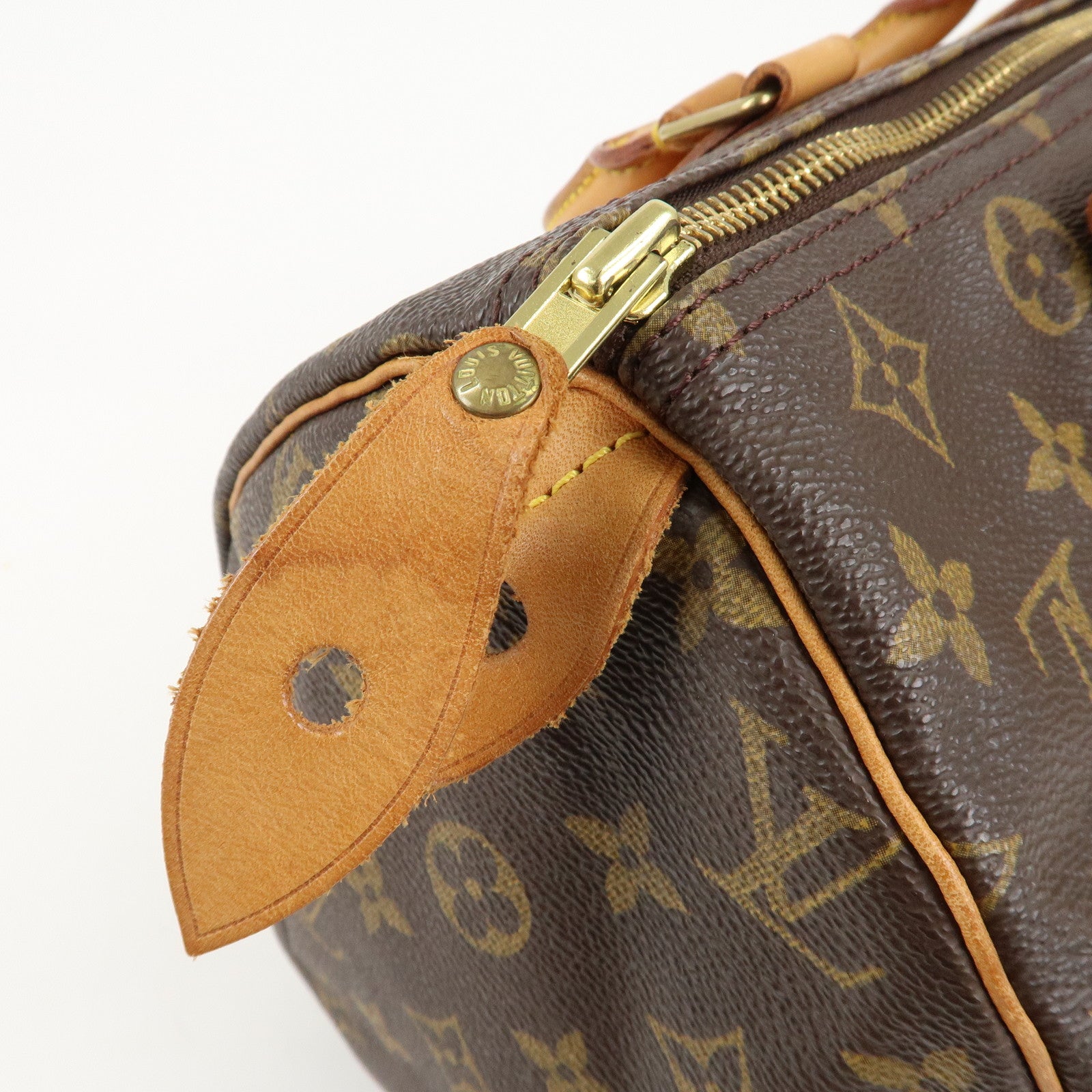 Louis Vuitton Monogram Speedy 30 Hand Bag Boston Bag M41526 Used