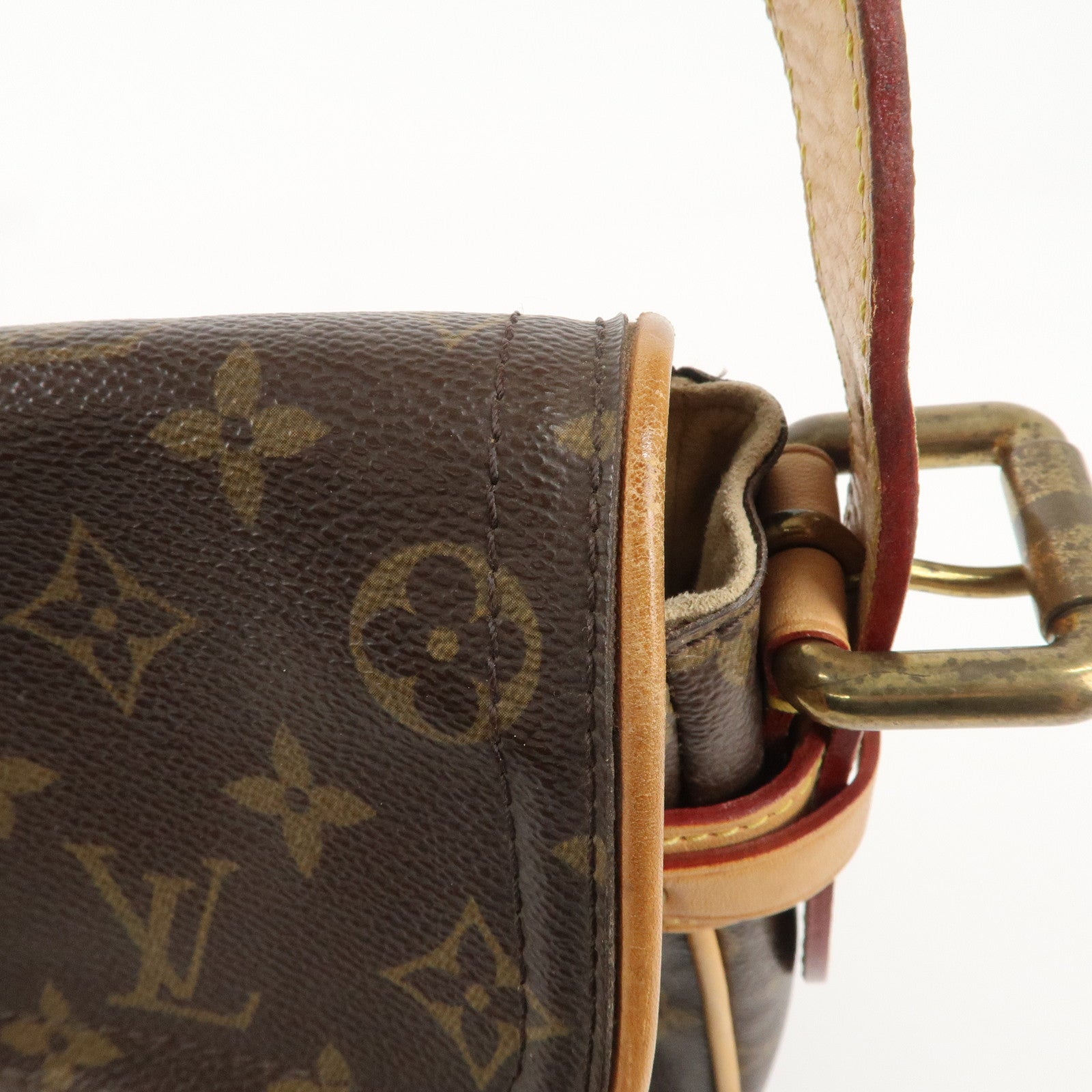 Louis Vuitton Monogram Hudson PM Shoulder Bag Brown M40047