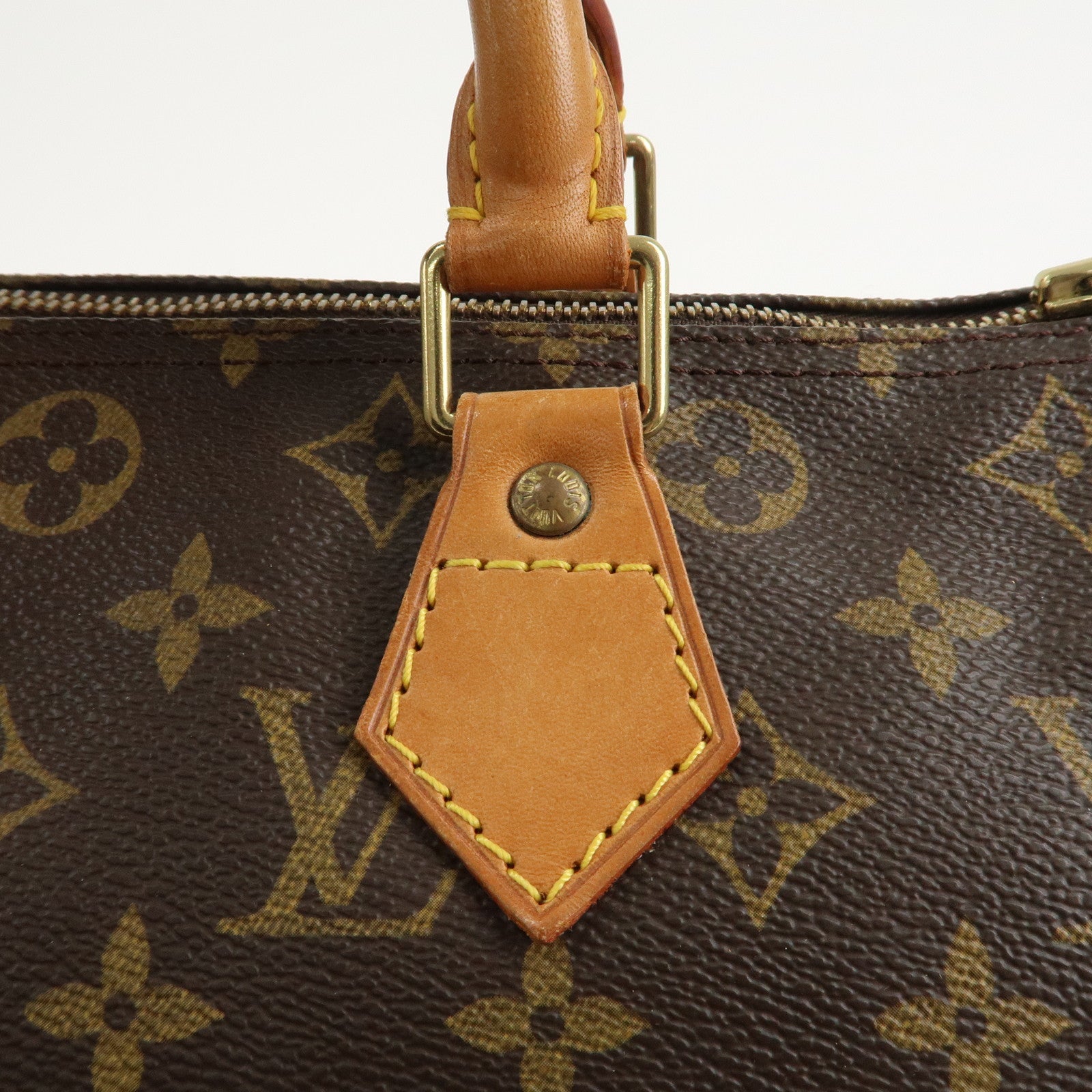 Louis Vuitton Monogram Speedy 30 Hand Bag Boston Bag M41526 Used