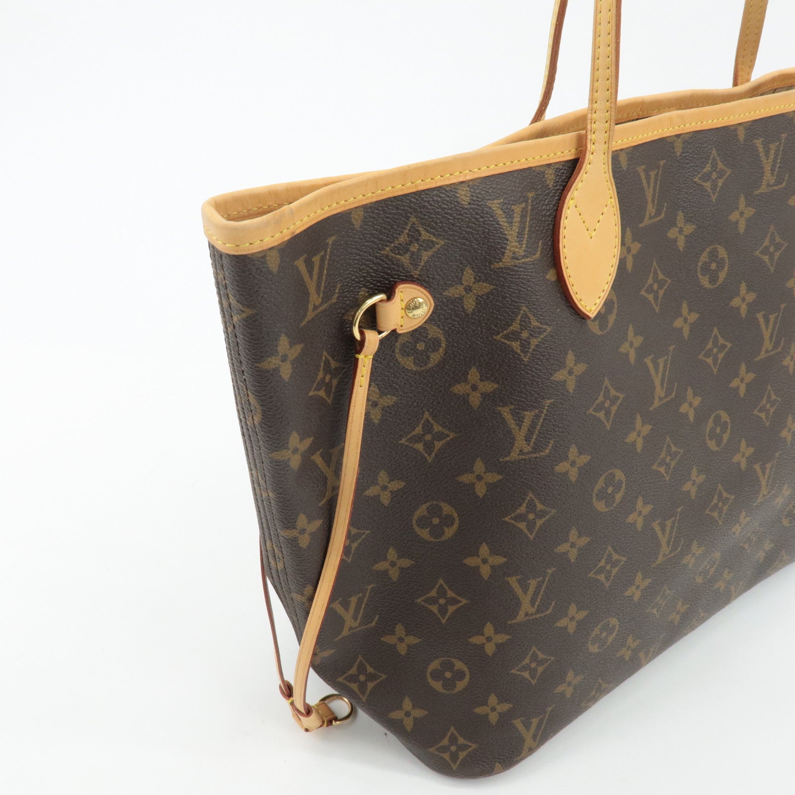 Louis Vuitton Monogram Neverfull MM Tote Bag Brown M40156 Used