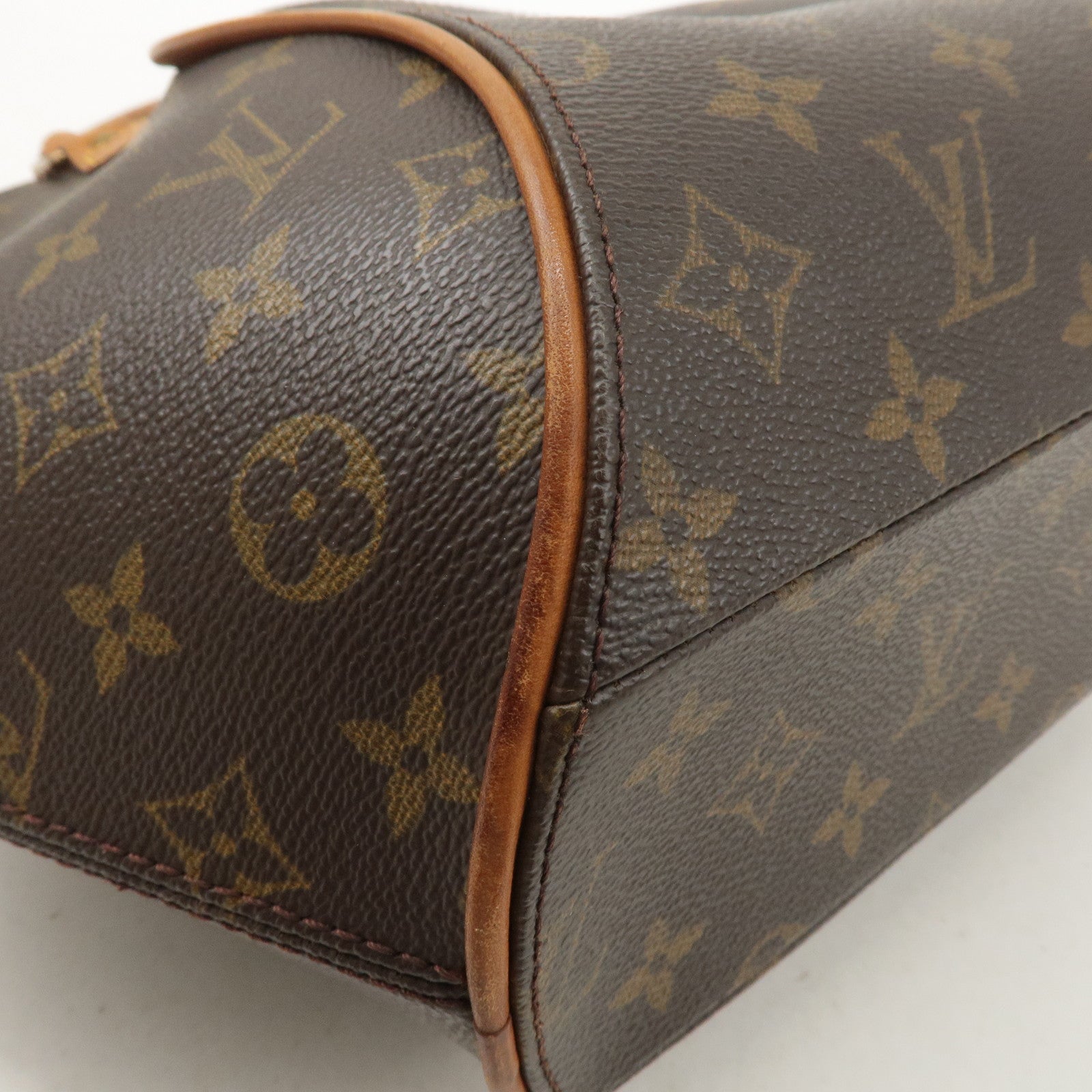 Louis Vuitton Monogram Ellipse MM Hand Bag Brown M51126