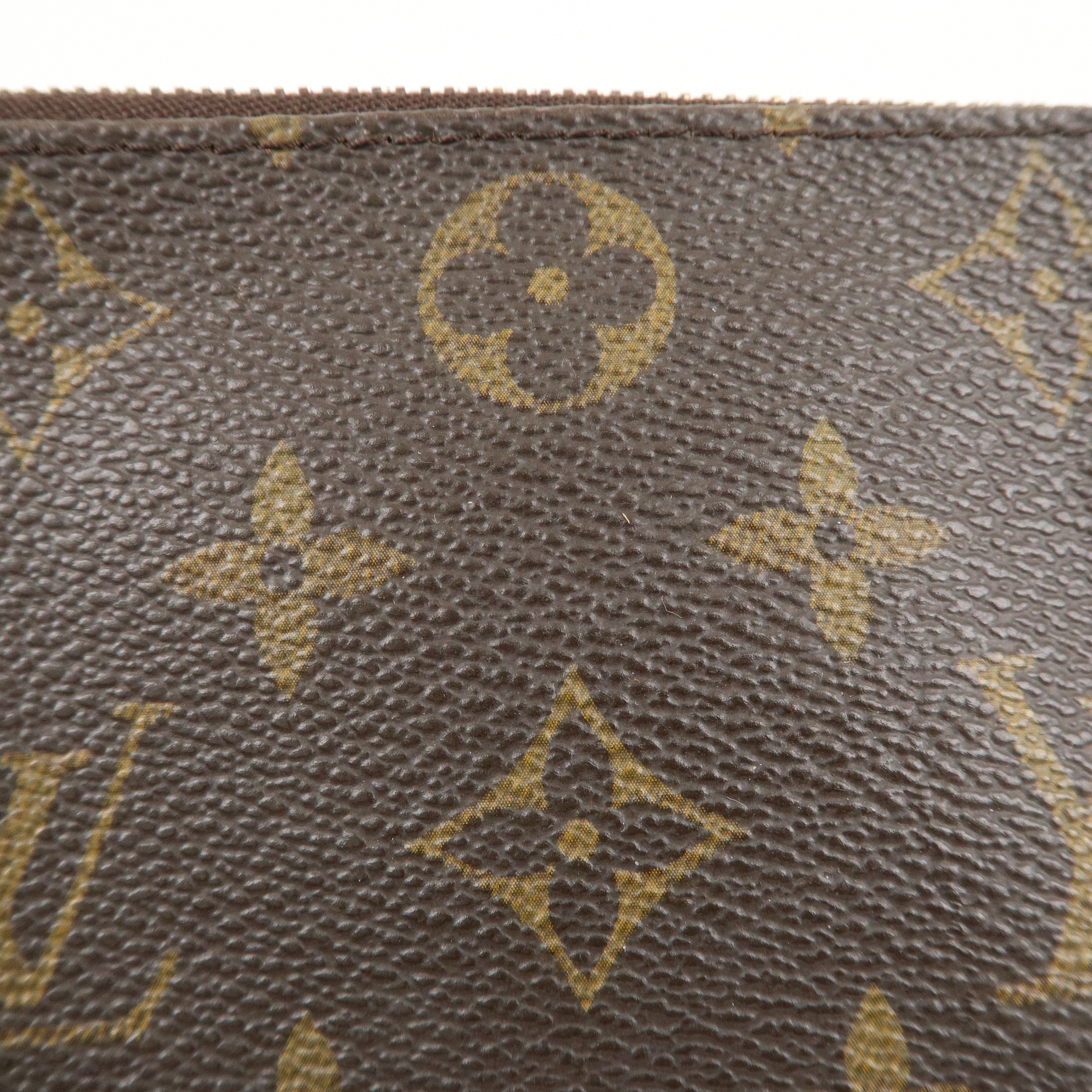 Louis Vuitton Monogram Mini Pochette Accessoires Brown M58009