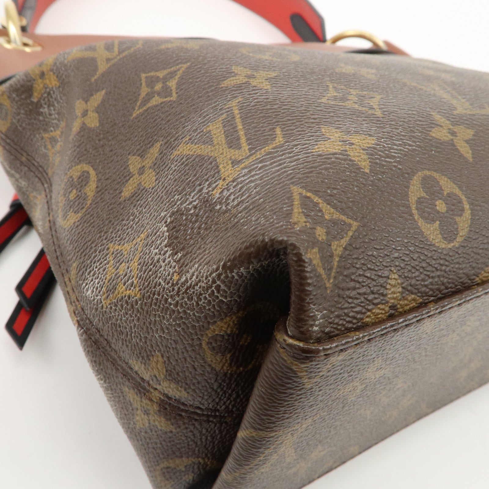 Louis Vuitton Monogram Tuileries Besace 2Way Bag Brown M43157 Used