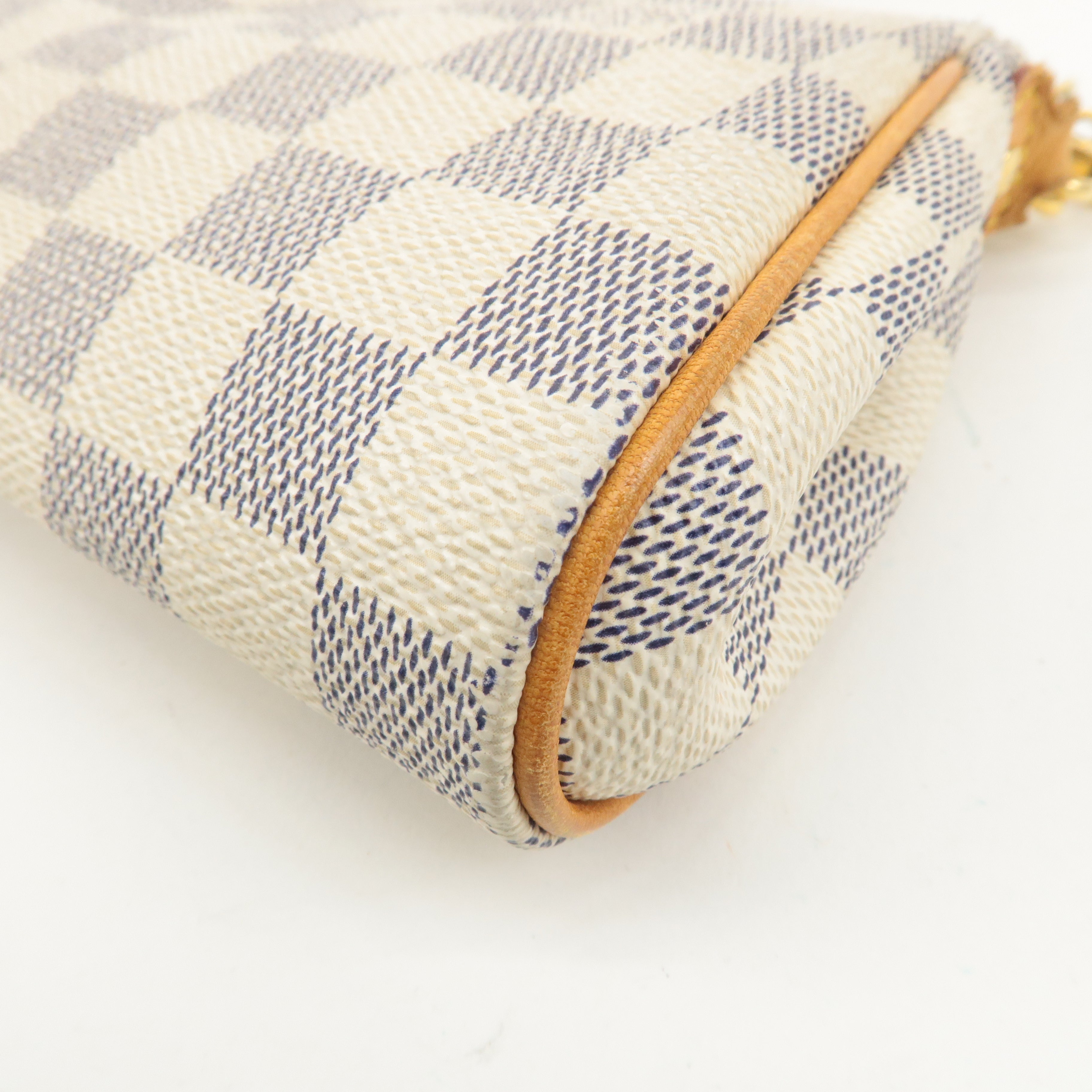 Louis Vuitton Damier Azur Eva 2 Way Pouch Shoulder Bag N55214