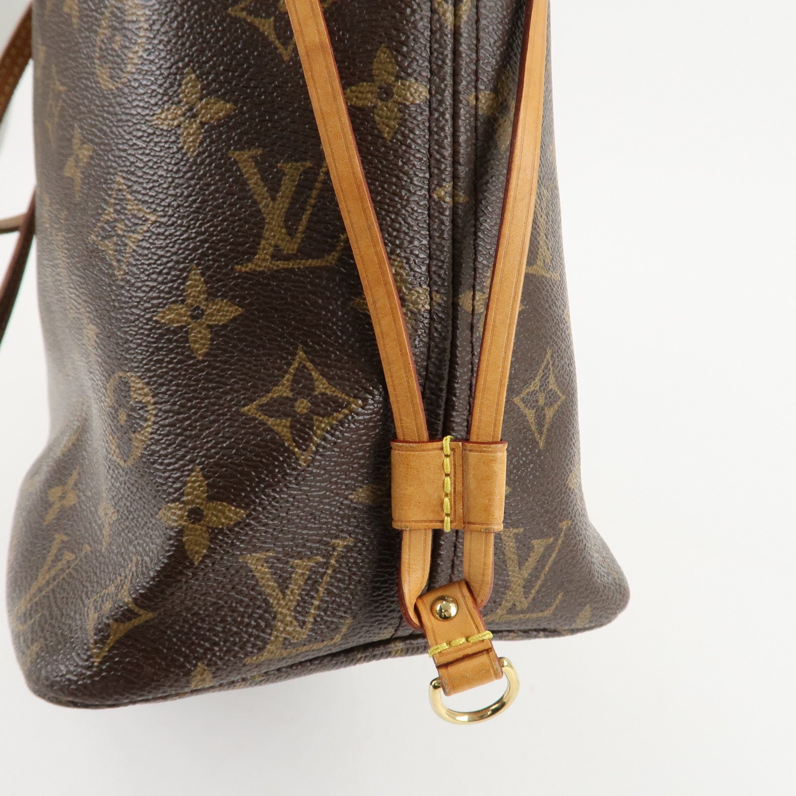 Louis Vuitton Monogram Neverfull MM Tote Bag Fuchisia M40996 Used