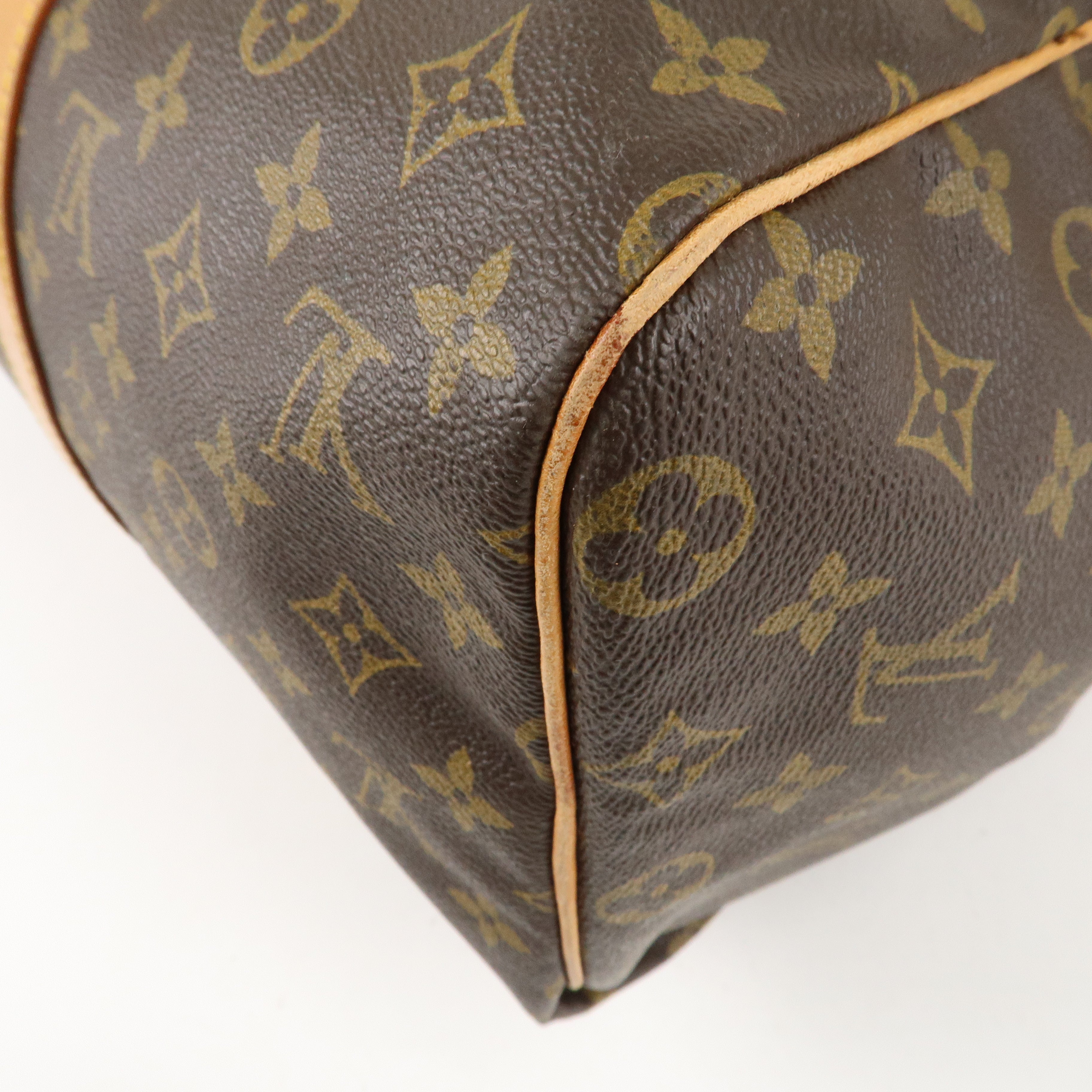 Louis Vuitton Monogram Sac Souple 45 Boston Bag Brown M41624