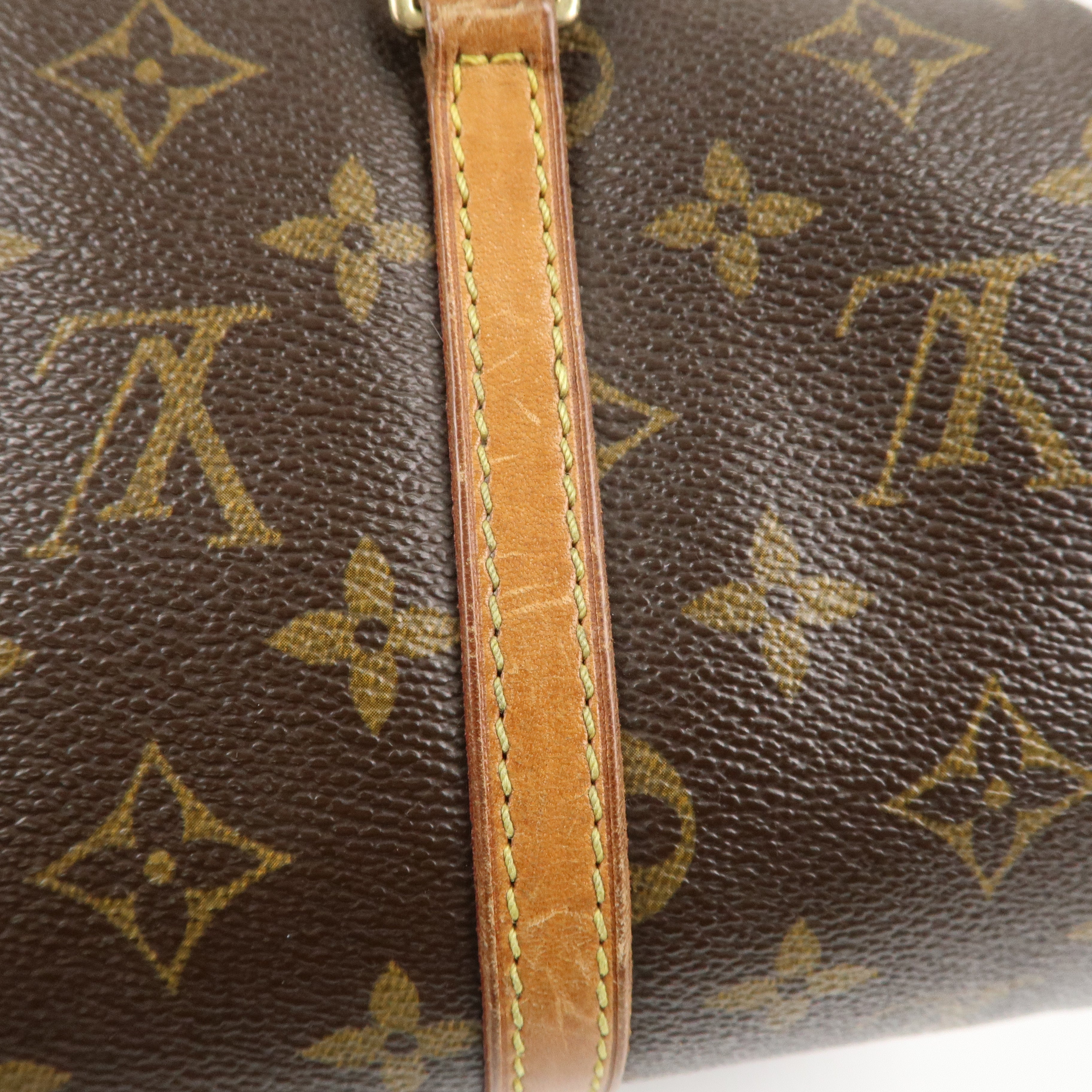 Louis Vuitton Monogram Papillon 30 Hand Bag Brown M51385