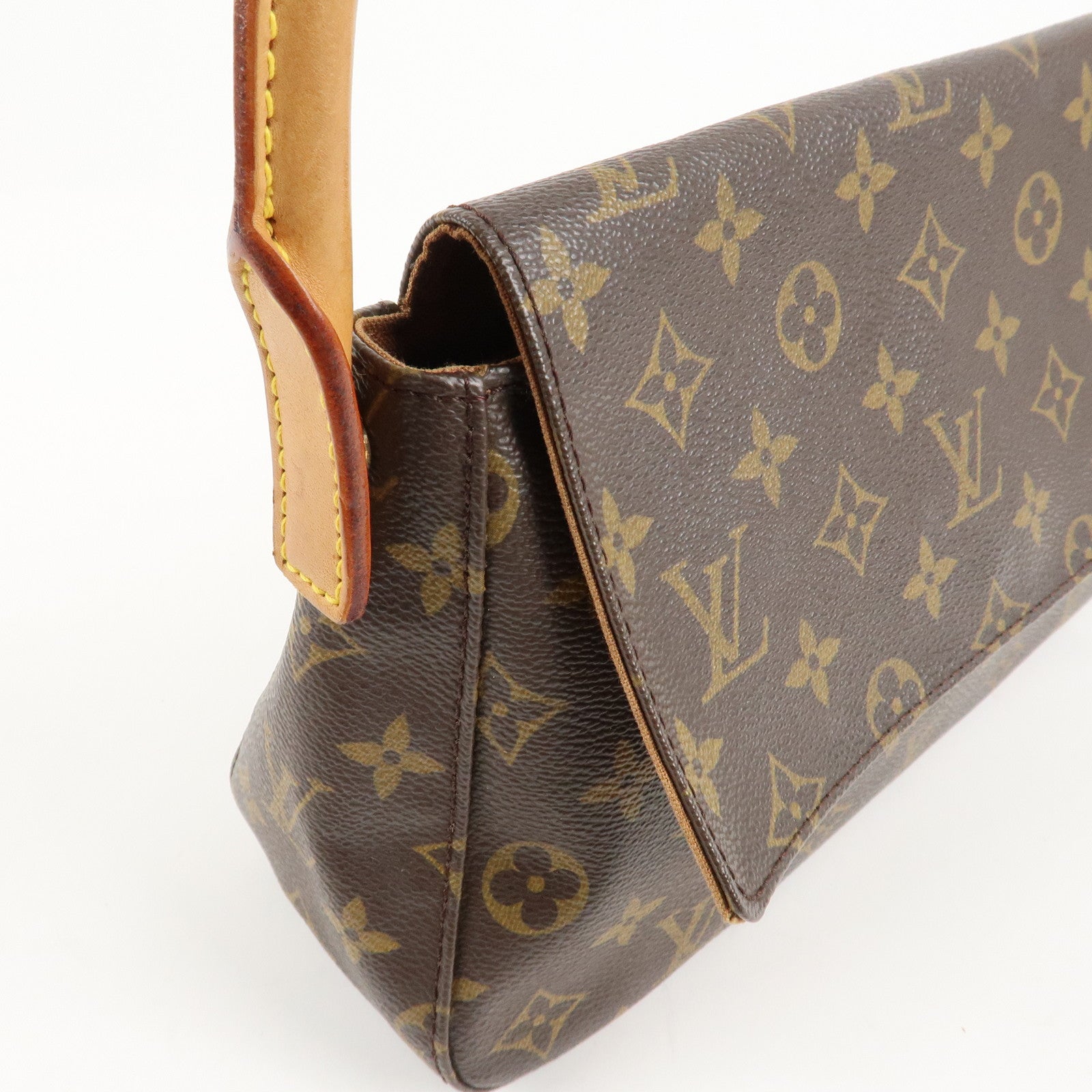 Louis Vuitton Monogram Mini Looping Shoulder Bag Hand Bag M51147 Used