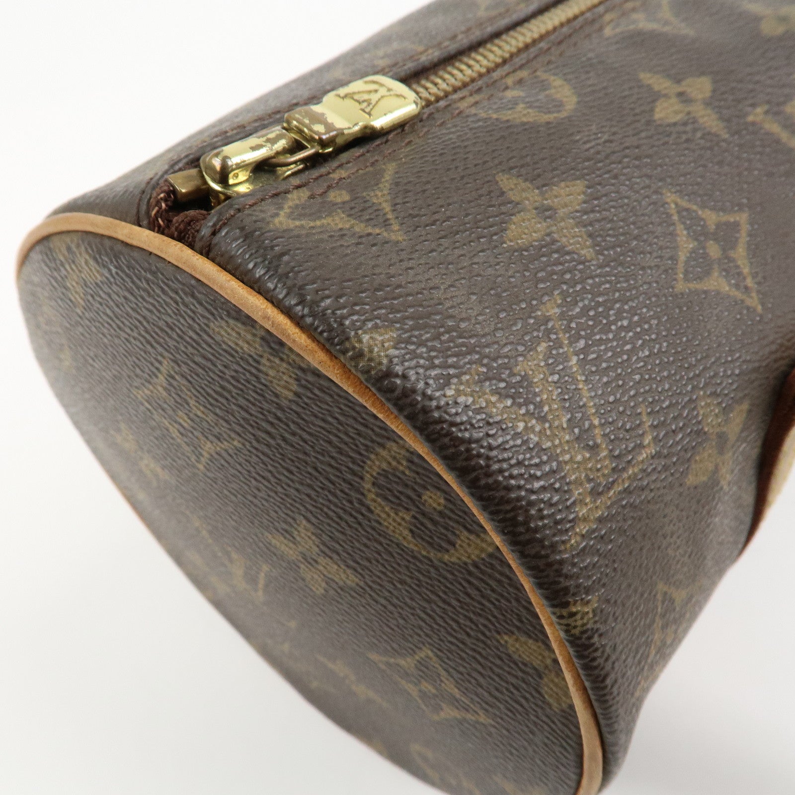 Louis Vuitton Monogram Papillon 26 Hand Bag Brown M51386 Used