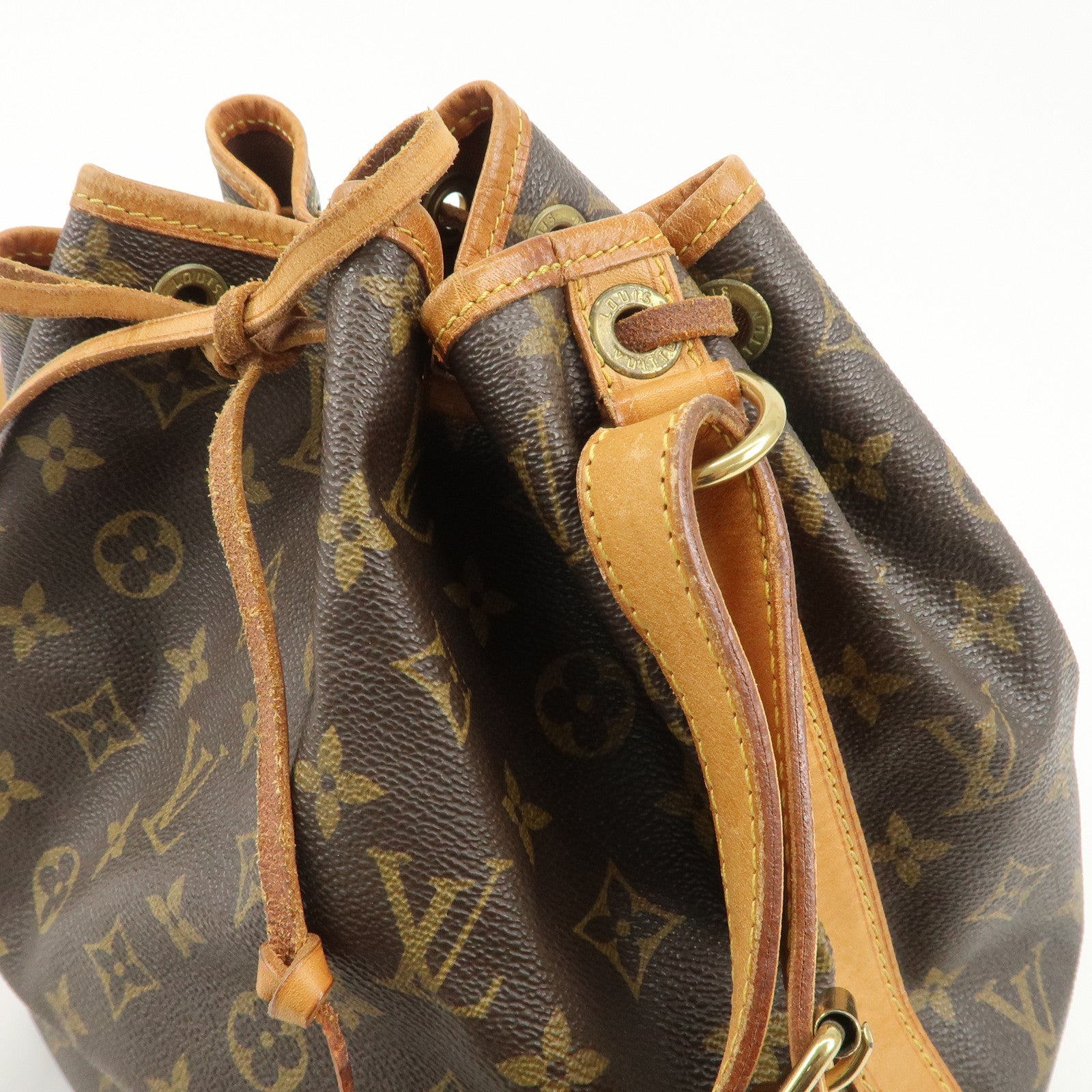 Louis Vuitton Monogram Petit Noe Shoulder Bag Brown M42226 Used