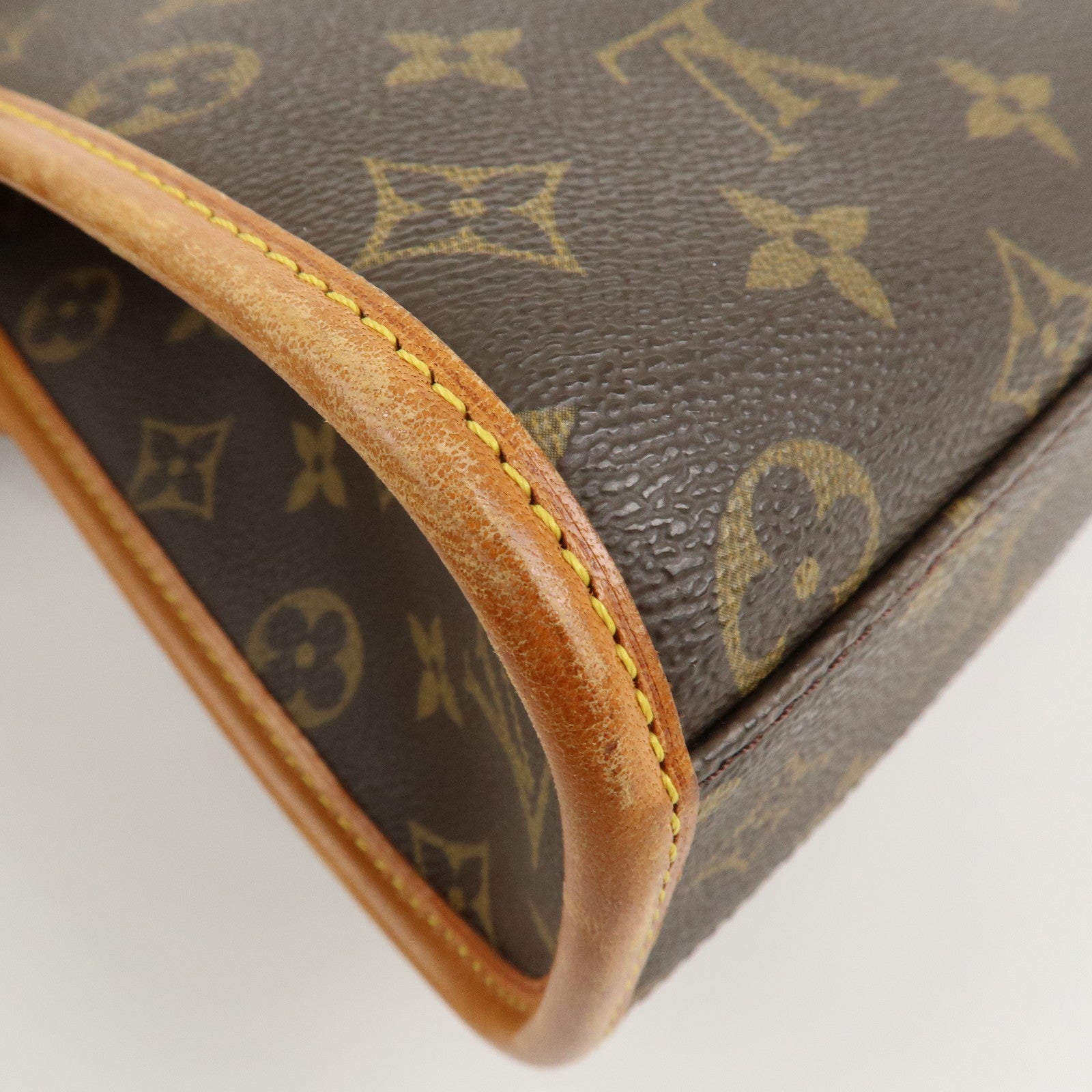 Louis Vuitton Monogram Bel Air Shoulder Bag Brown M51122