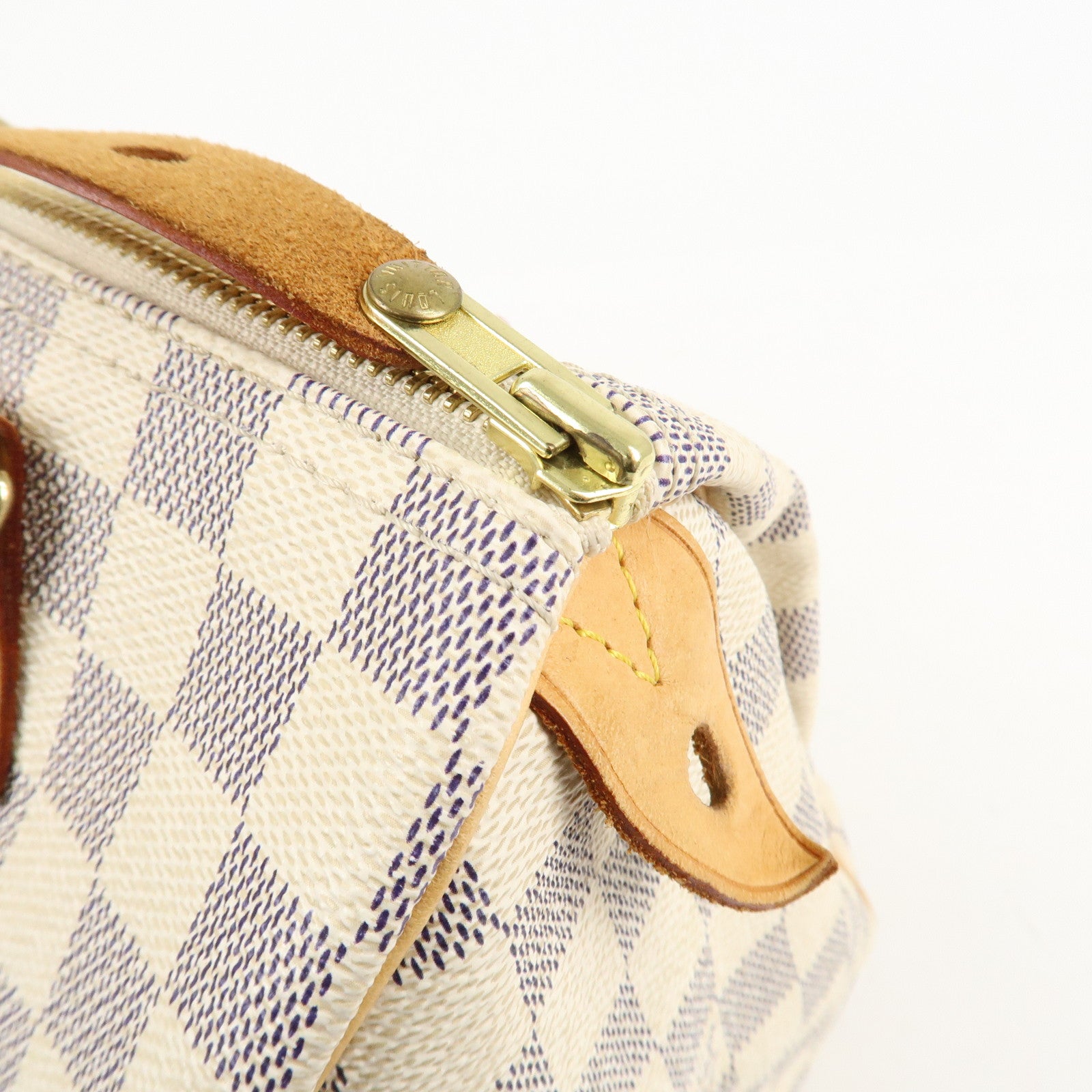 Louis Vuitton Damier Azur Speedy 25 Boston Bag Hand Bag N41534 Used