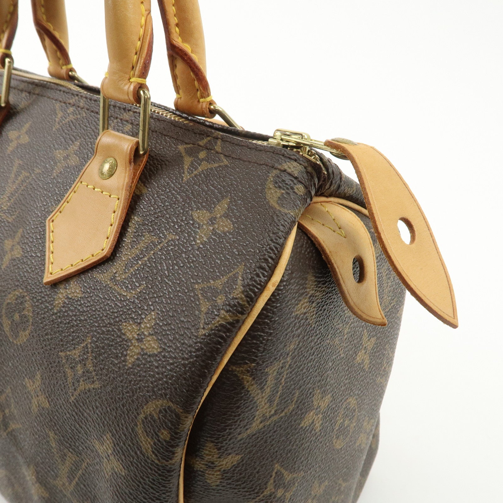 Louis Vuitton Monogram Speedy 25 Hand Bag Boston Bag M41528 Used