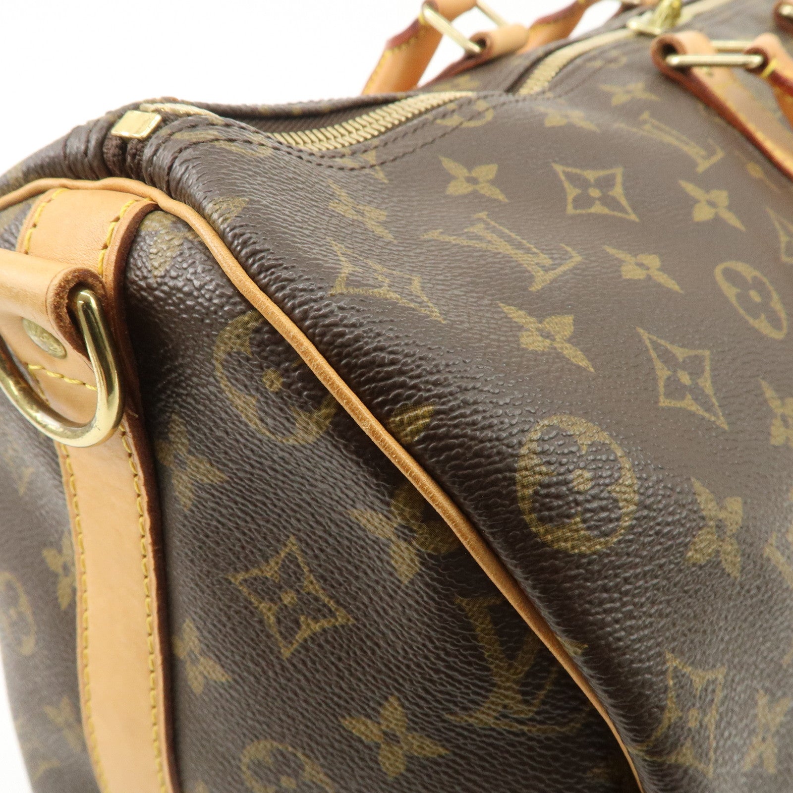 Louis Vuitton Monogram Keep All Bandouliere 50 Boston Bag M41416 Used