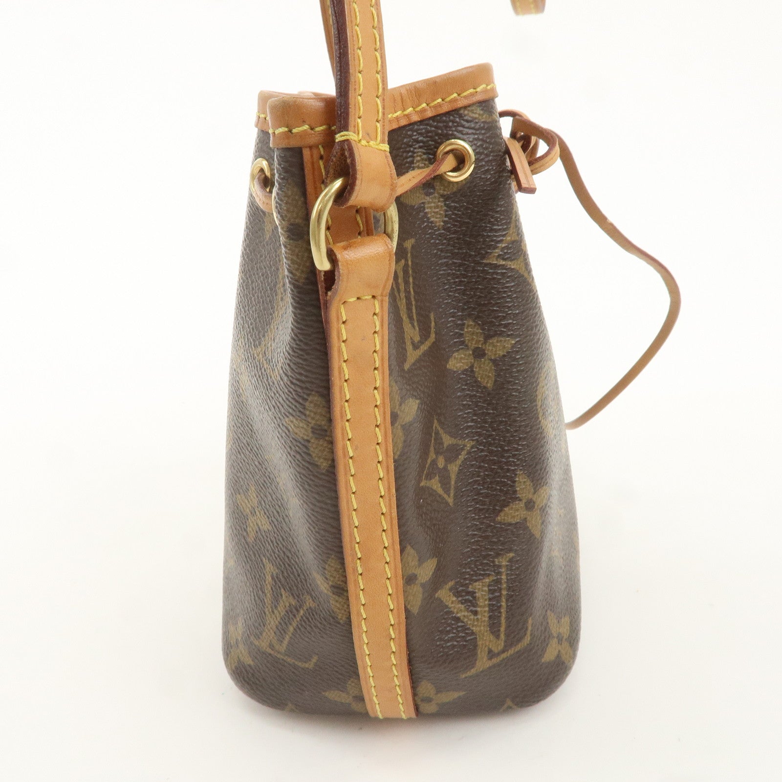 Louis Vuitton Monogram Nano Noe Shoulder Bag Brown M41346