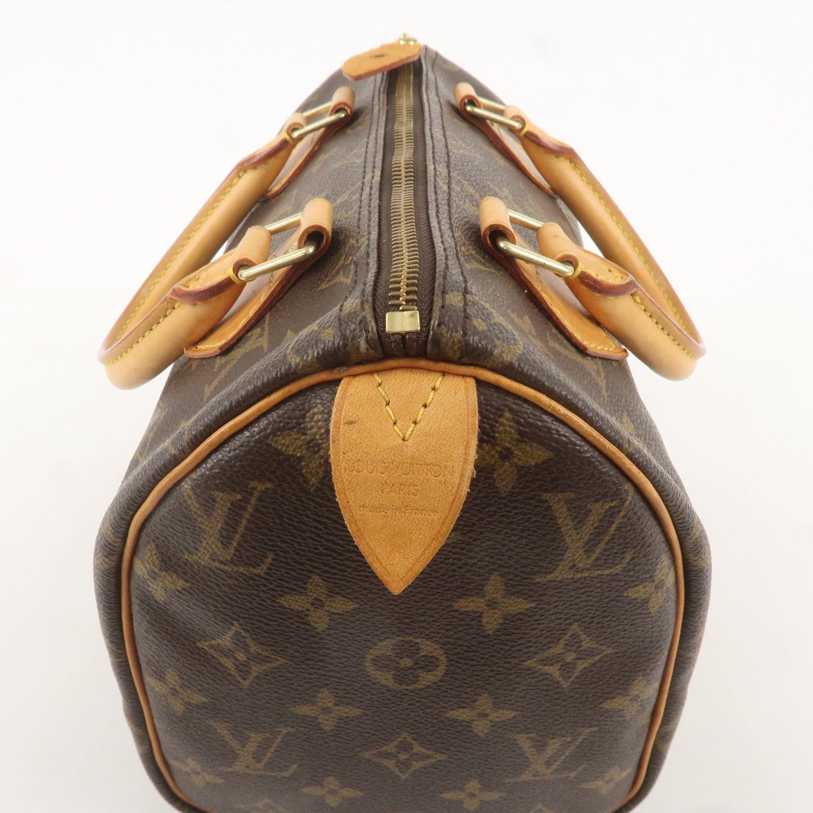 Louis Vuitton Monogram Speedy 25 Hand Bag Boston Bag M41528