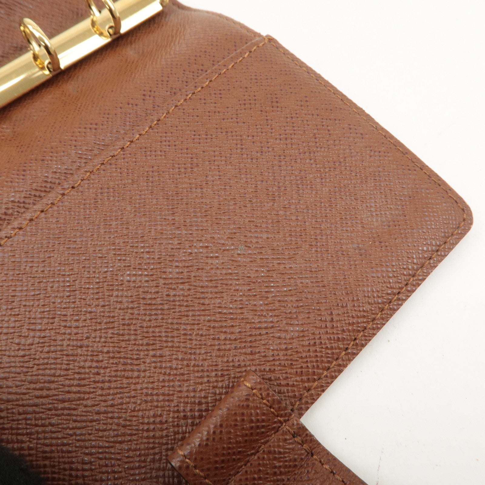 Louis Vuitton Monogram Agenda PM Planner Cover Brown R20005