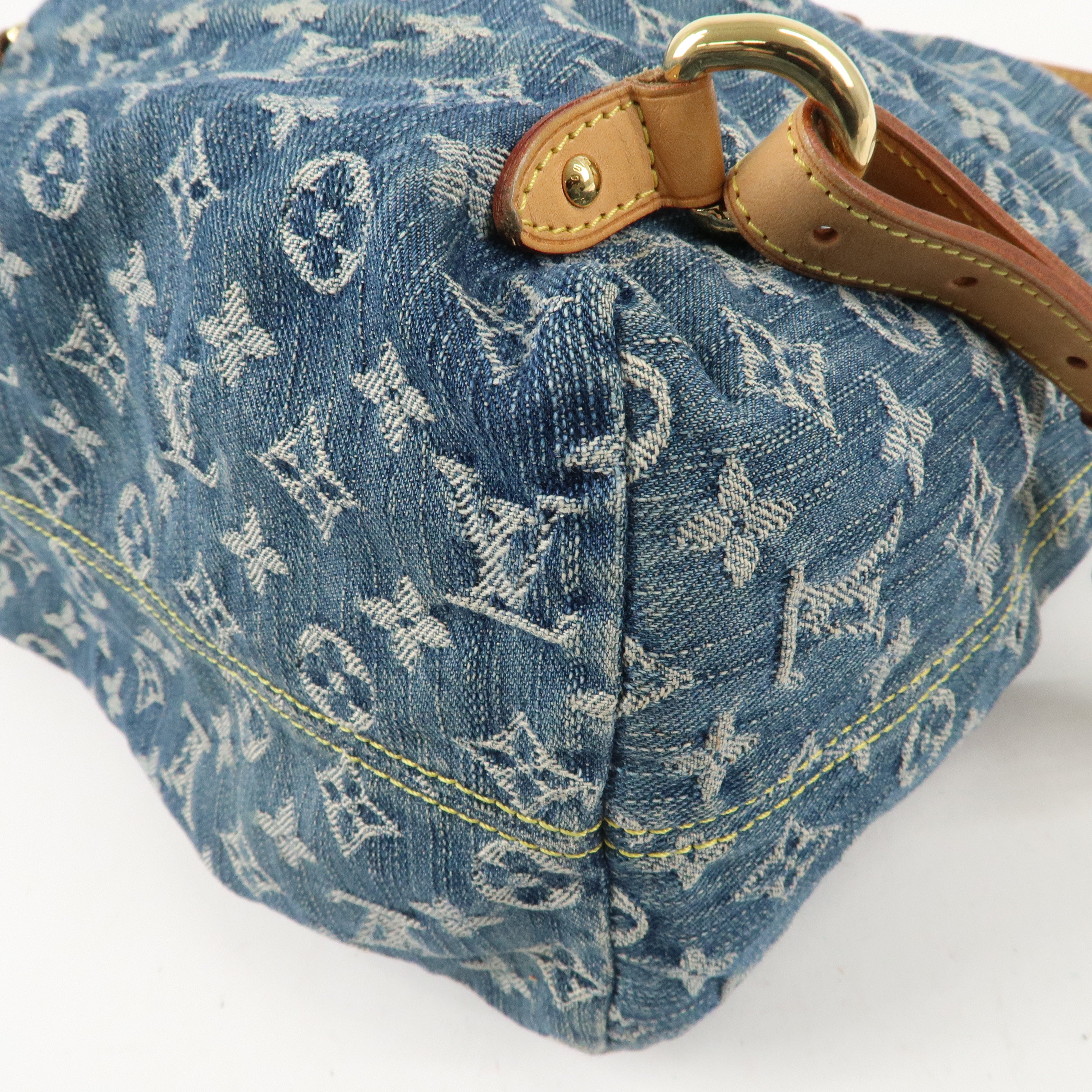 Louis Vuitton Monogram Denim Sac a Dos GM Back Pack Blue M95056