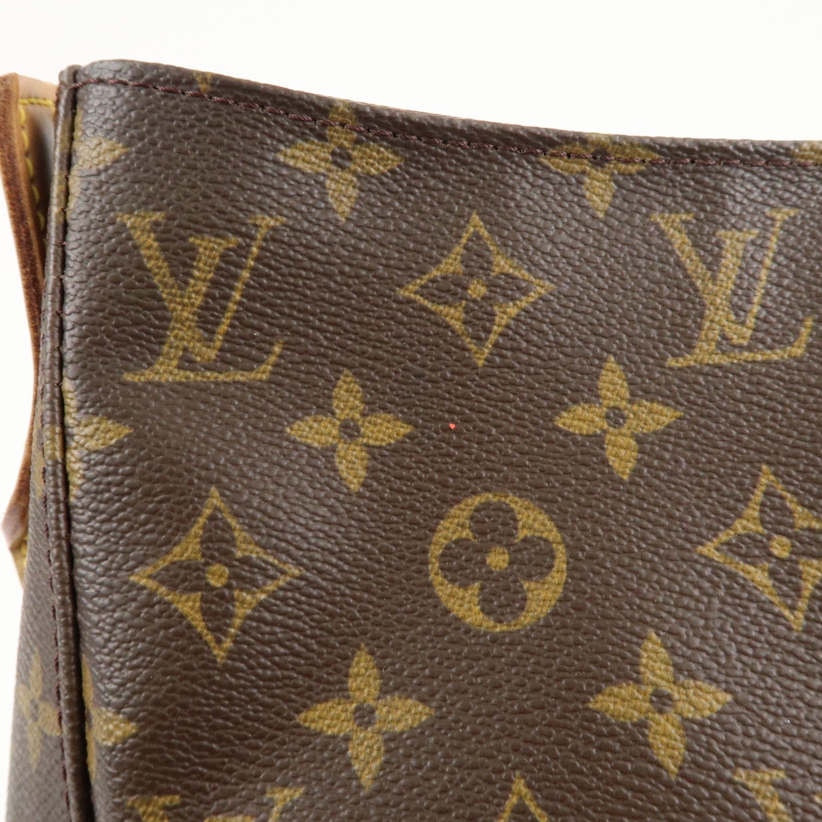 Louis Vuitton Monogram Looping GM Shoulder Bag Brown M51145 Used