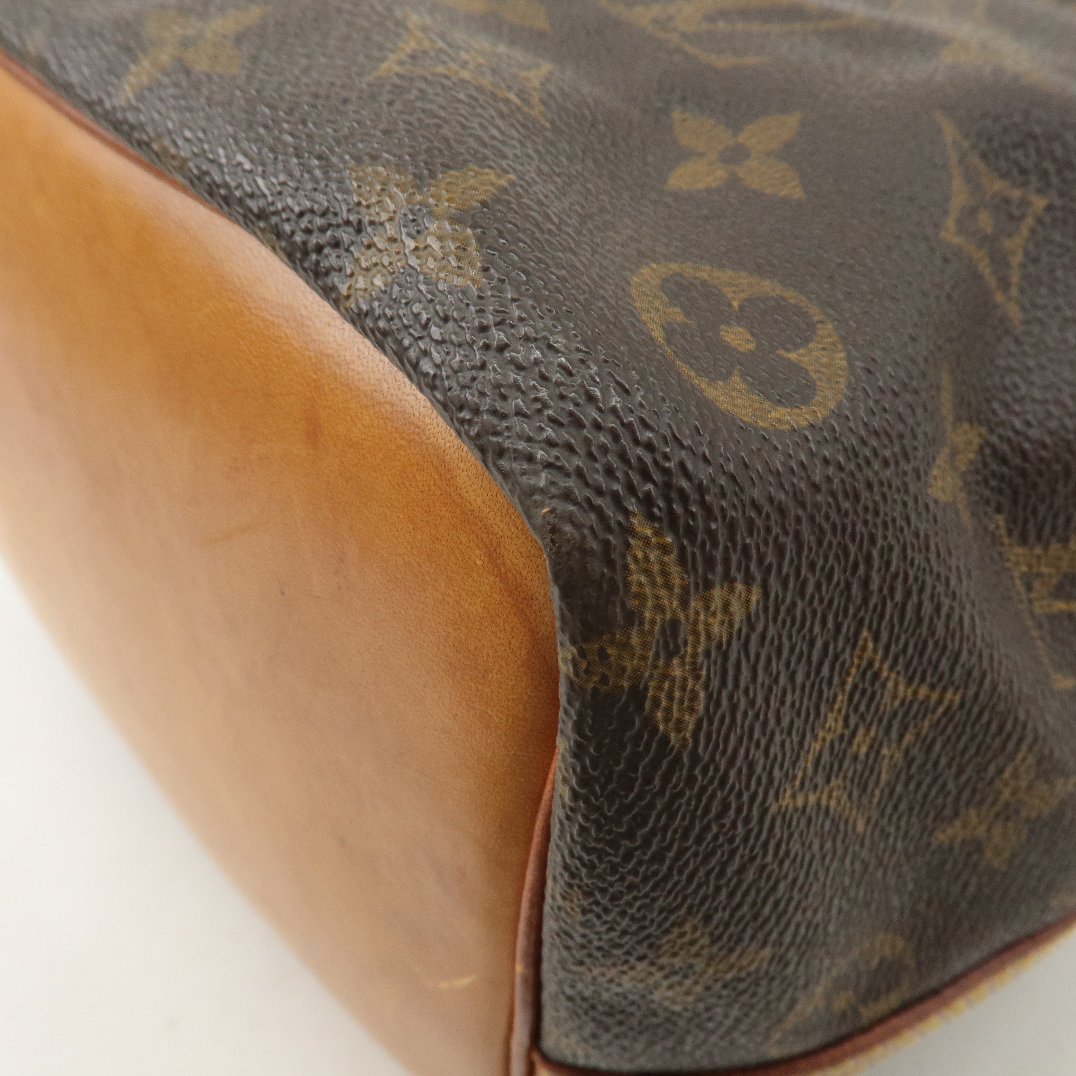 Louis Vuitton Monogram Petit Noe Shoulder Bag Brown M42226