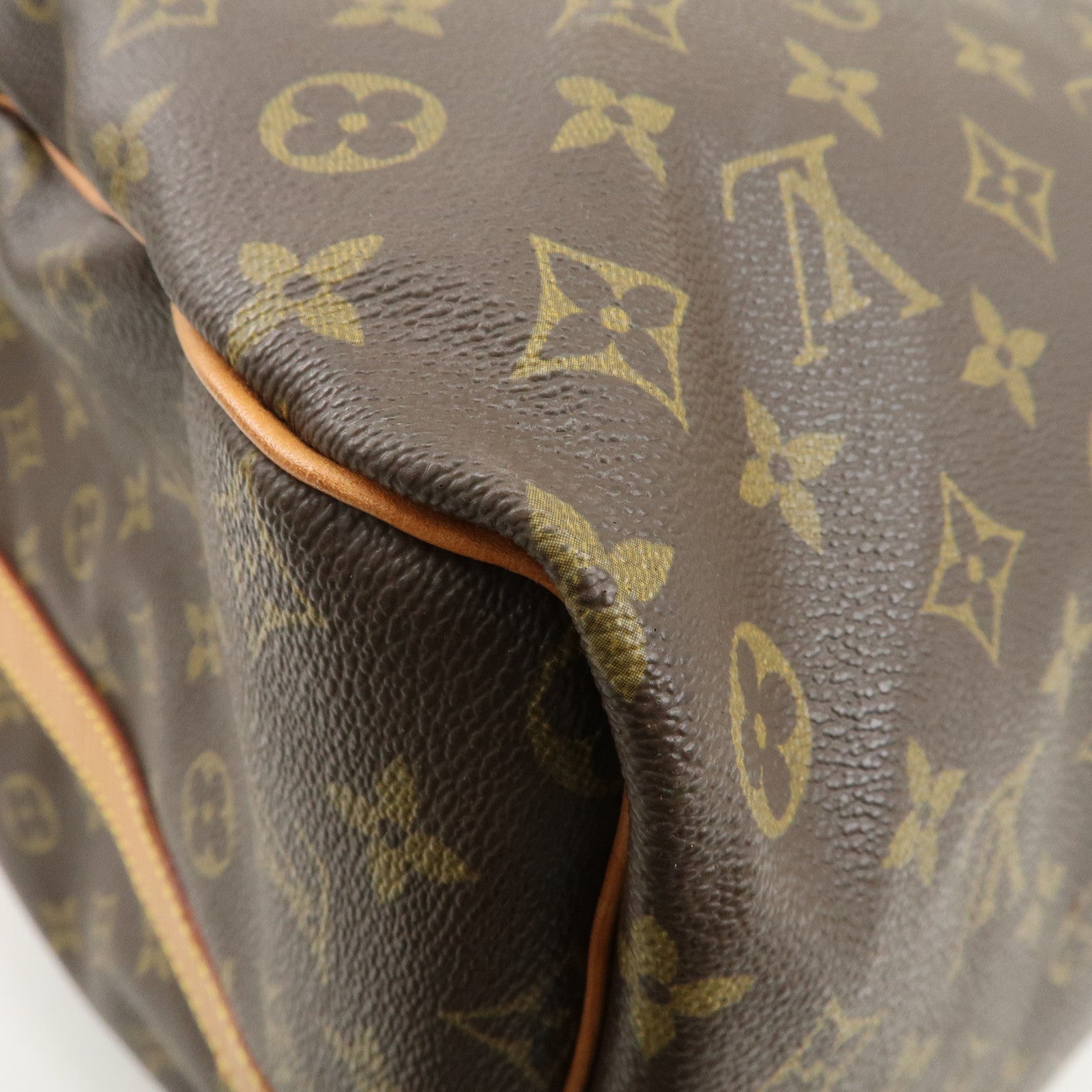 Louis Vuitton Monogram Keep All Bandouliere 60 Bag Brown M41412