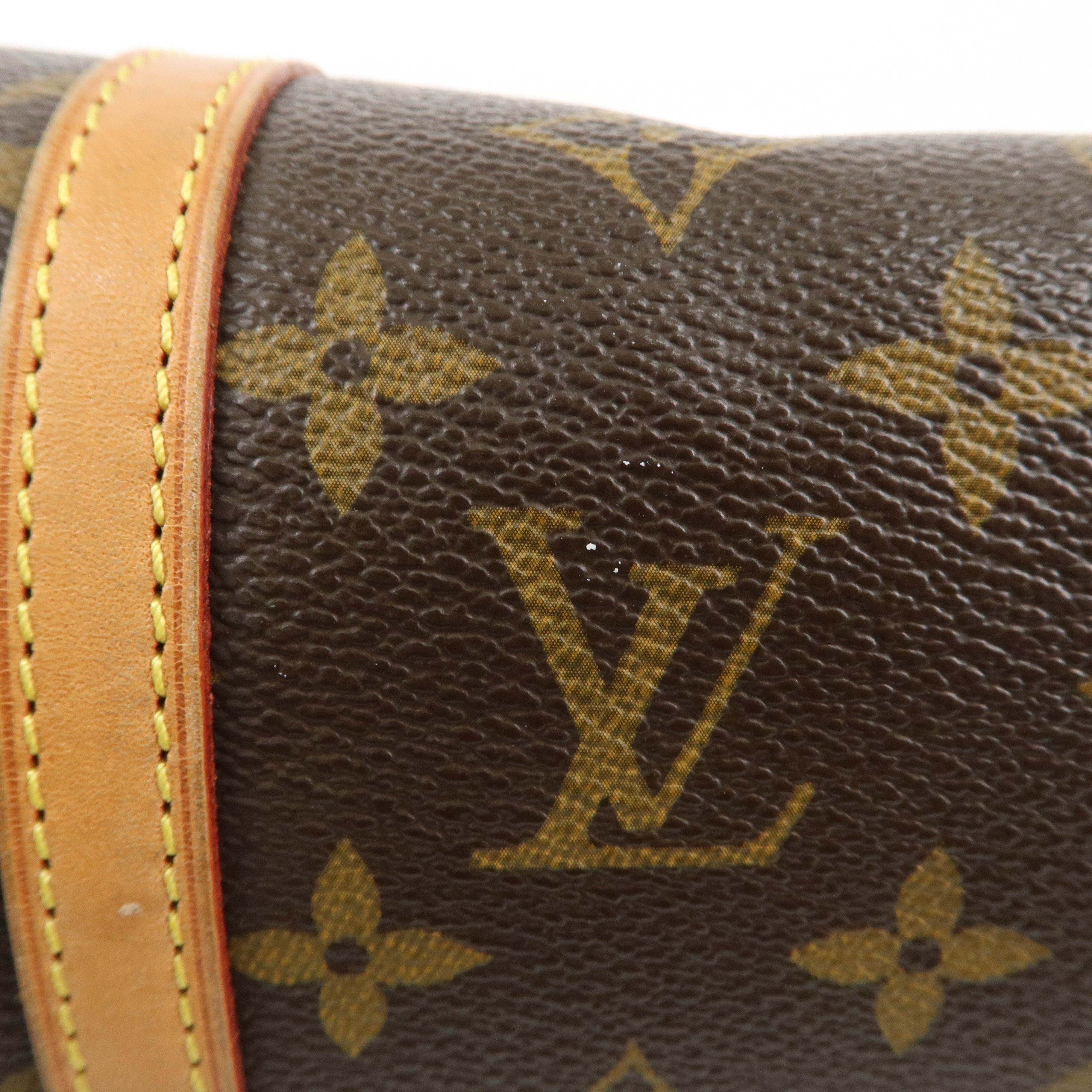 Louis Vuitton Monogram Papillon 30 Hand Bag 
Pouch Brown M51385