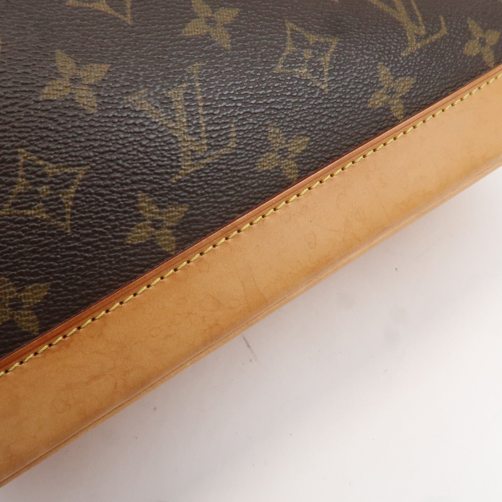 Louis Vuitton Monogram Alma Hand Bag Brown M51130