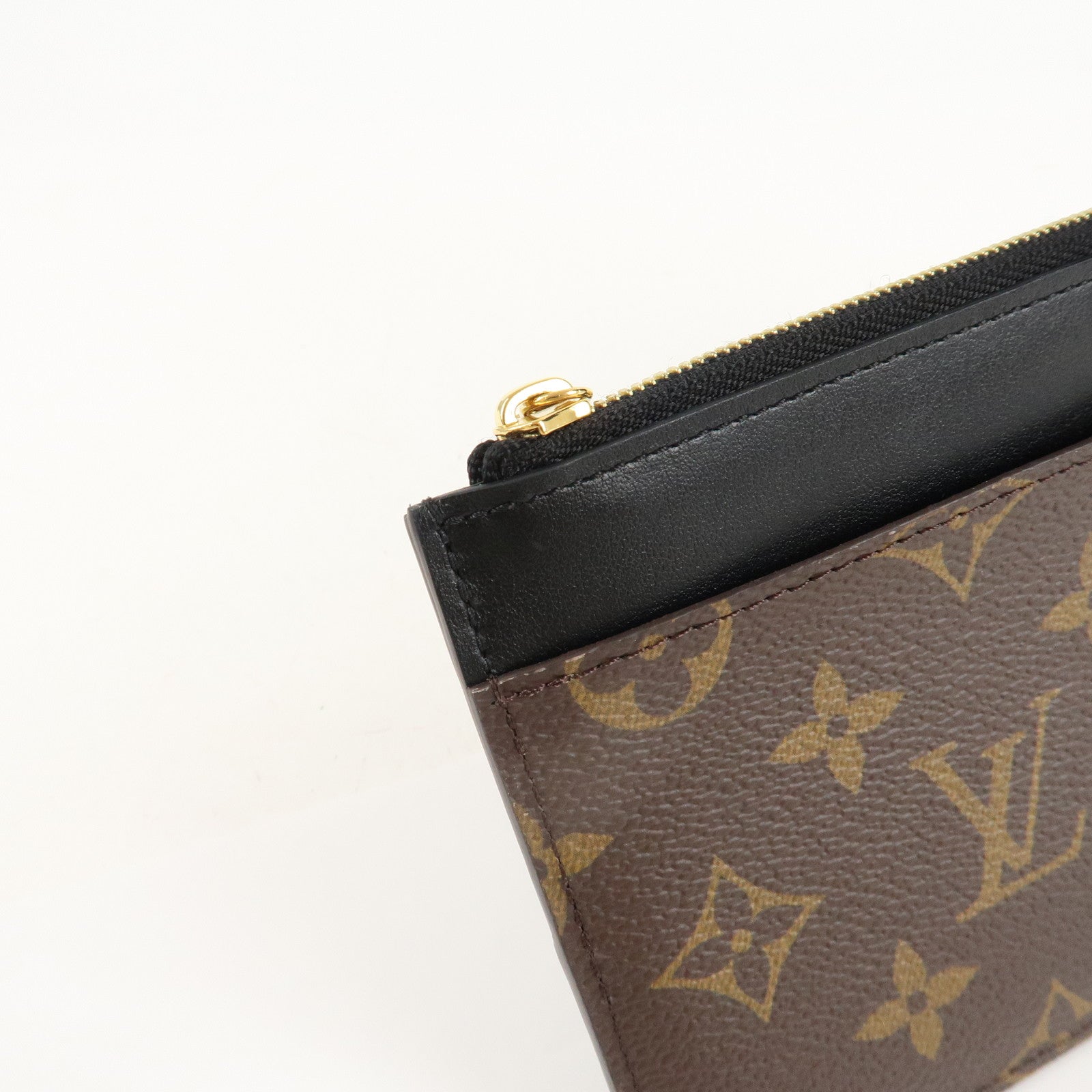 Louis Vuitton Monogram Reverse Slim Purse Card Case M80348 Used