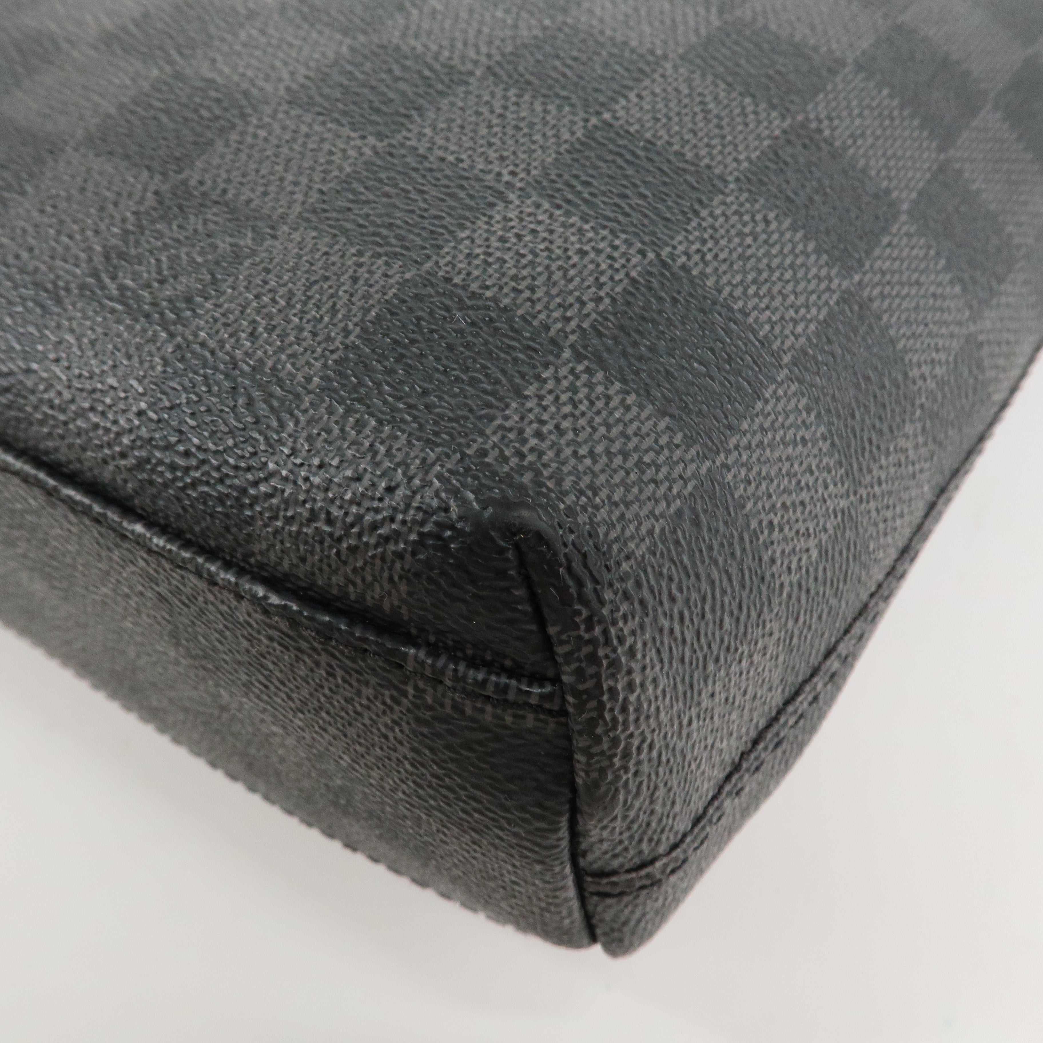 Louis Vuitton Damier Graphite Mick MM Shoulder Bag N41106 Used